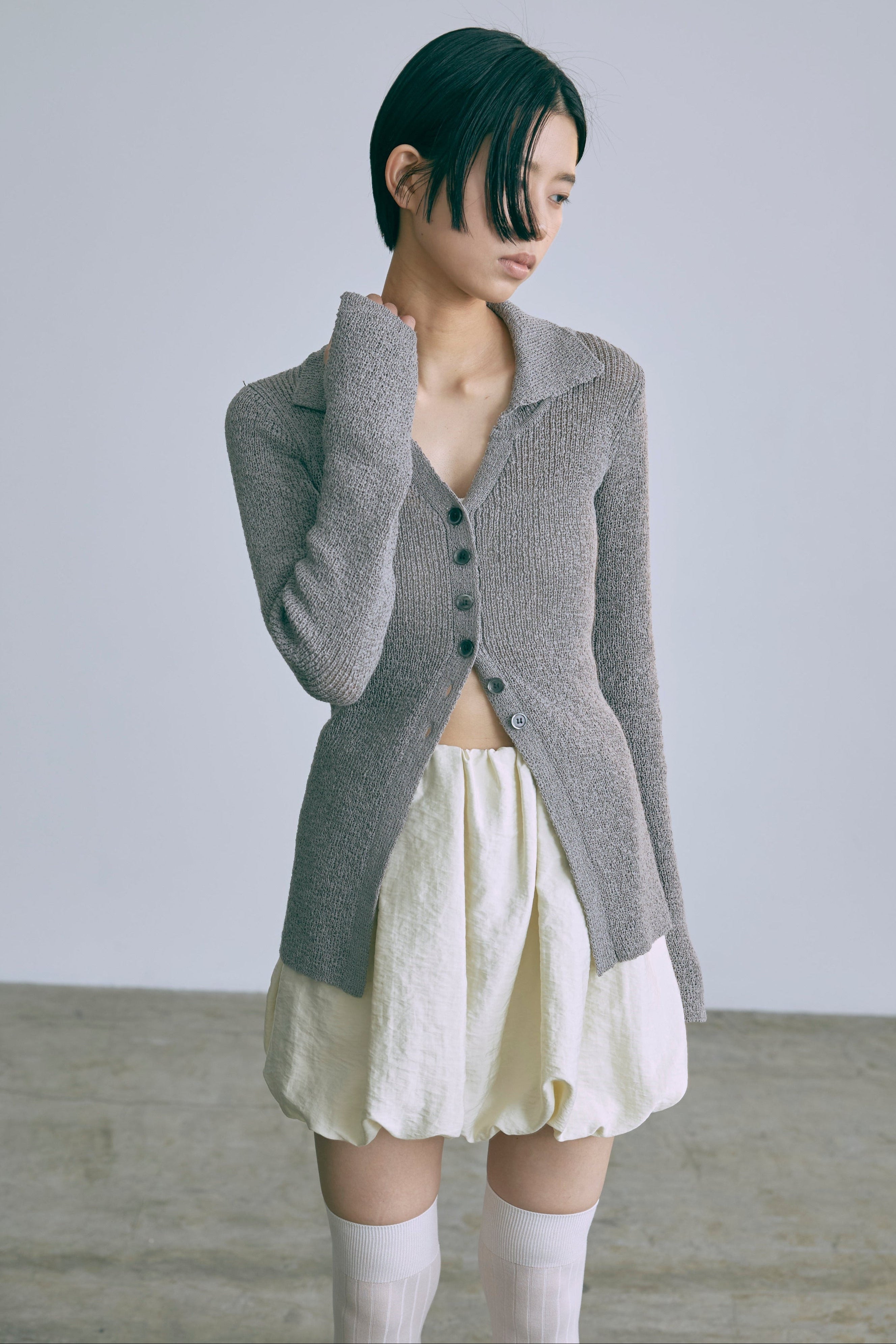 着用カラー:アイボリー モデル身長:170cm