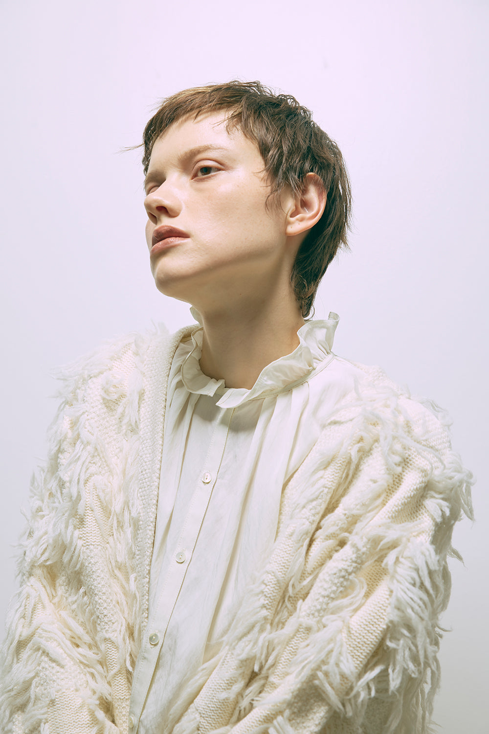 着用カラー:アイボリー モデル身長:178cm