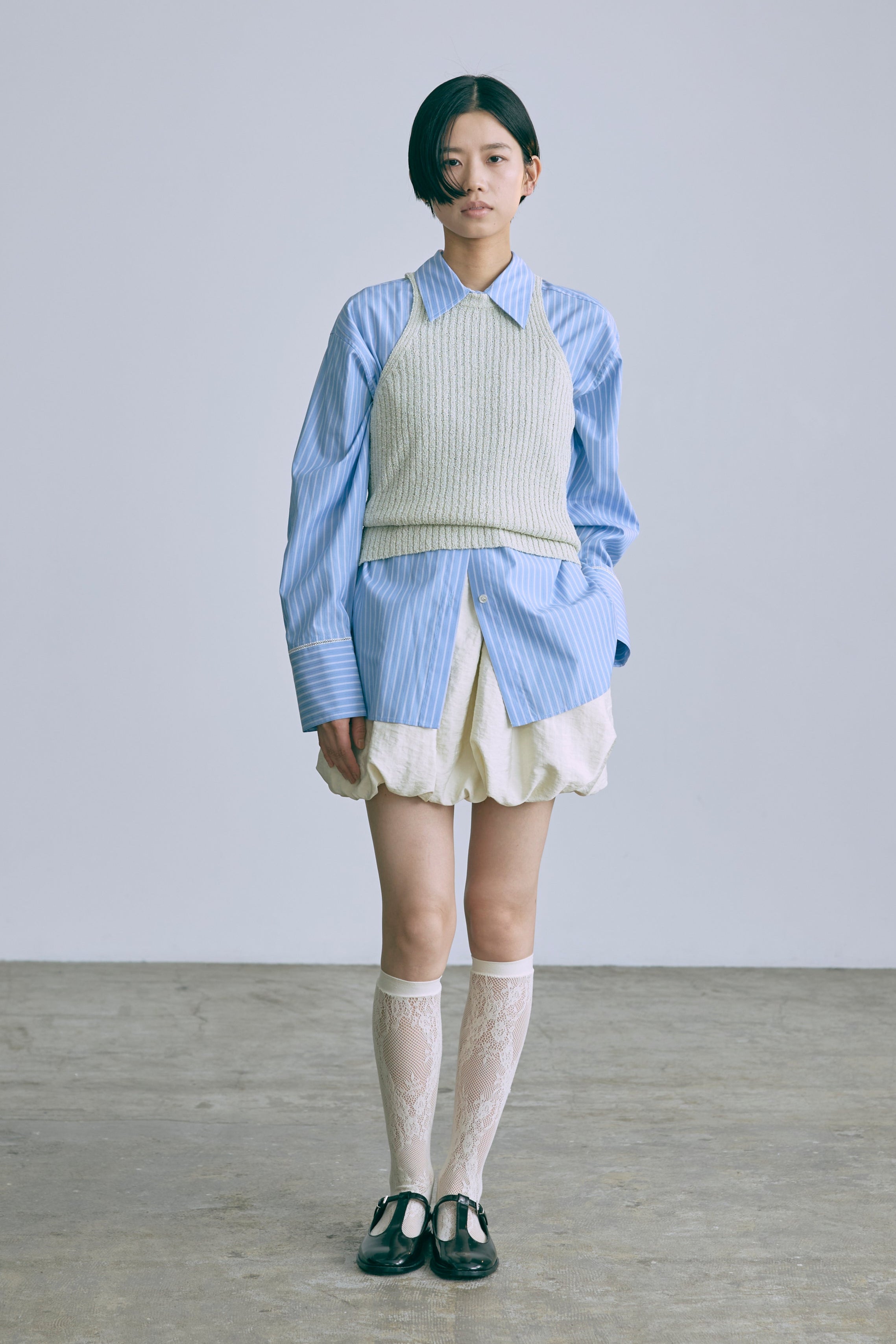 着用カラー:アイボリー モデル身長:170cm