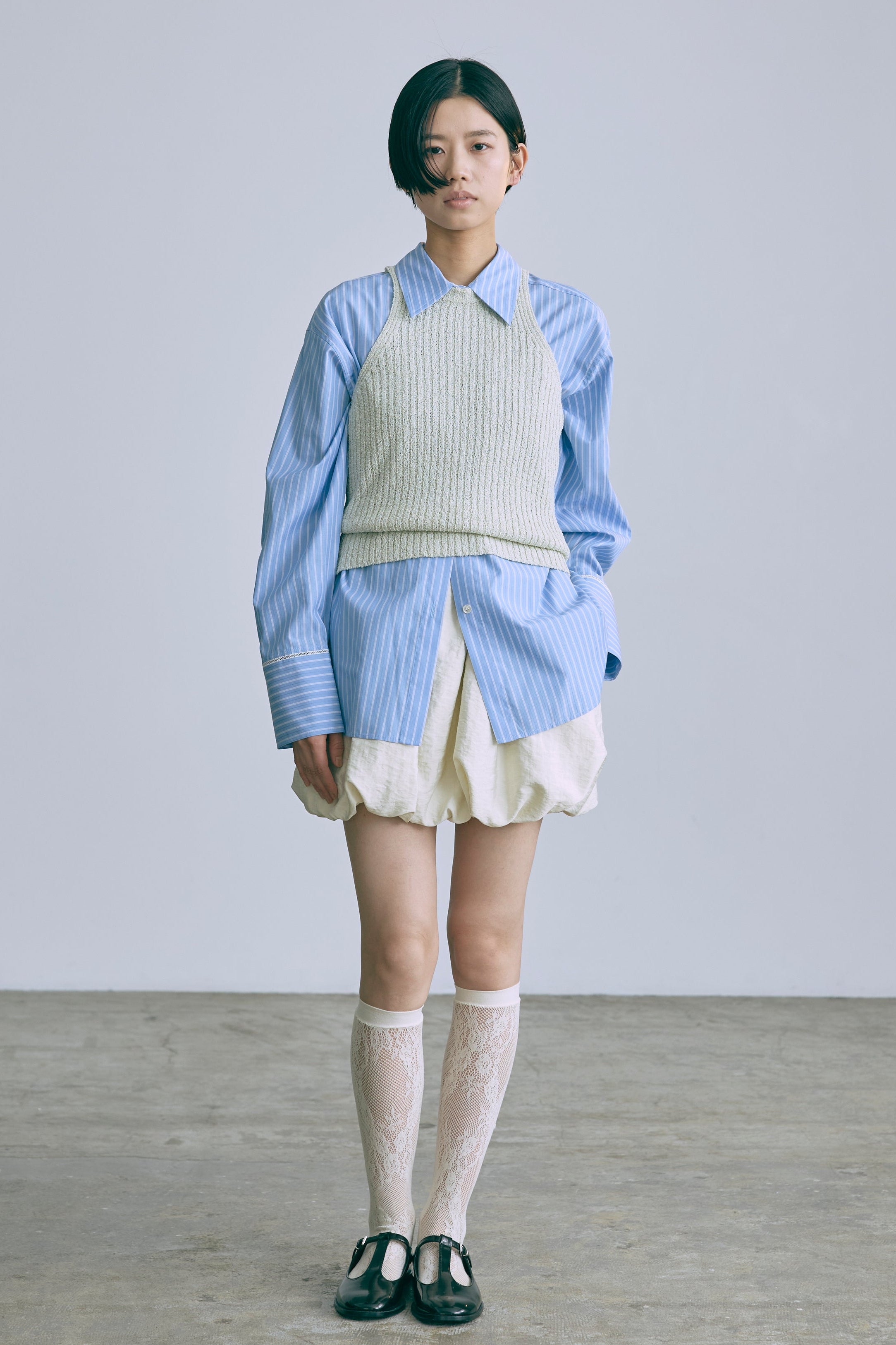 着用カラー:ミント モデル身長:170cm