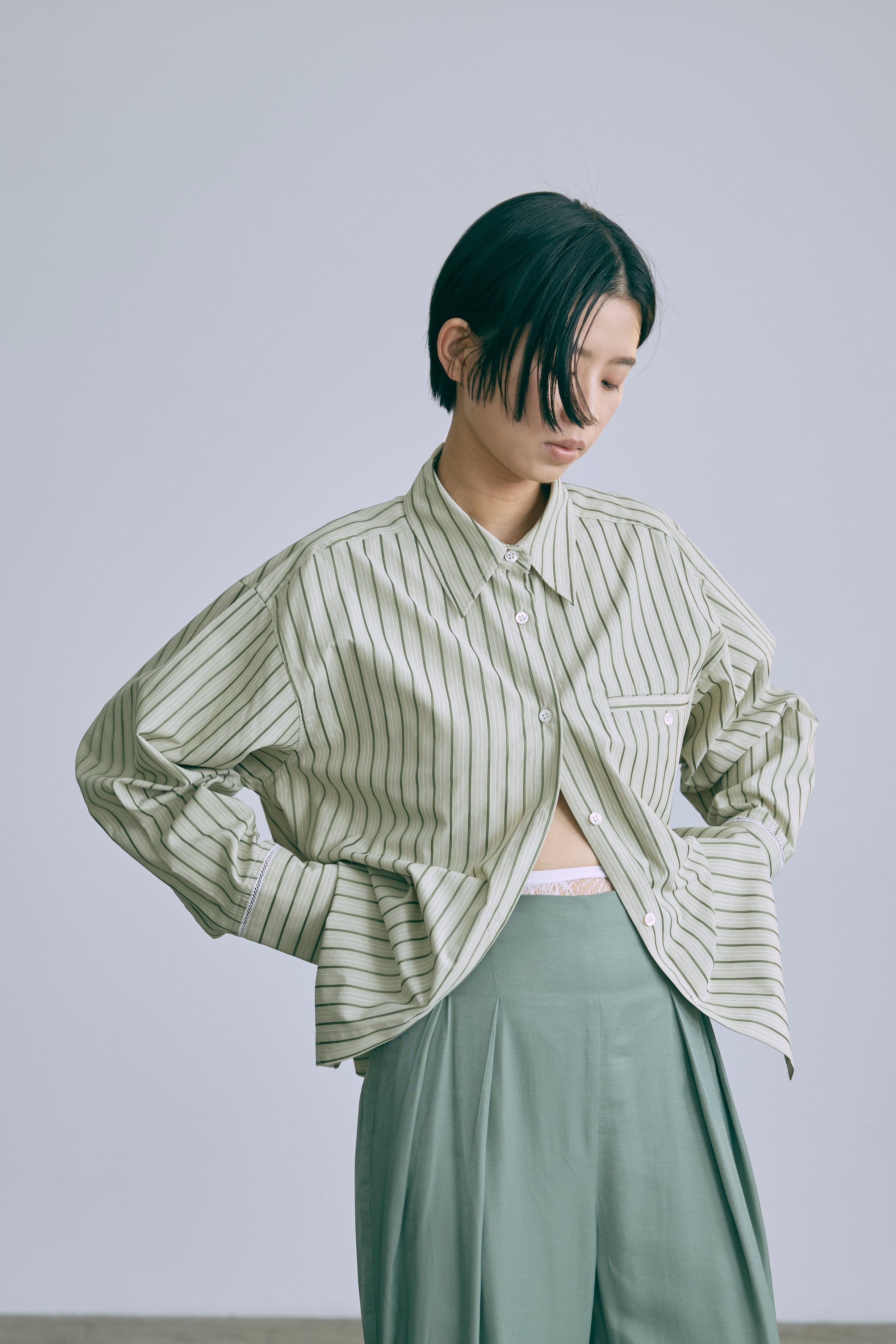 着用カラー:グリーン モデル身長:170cm