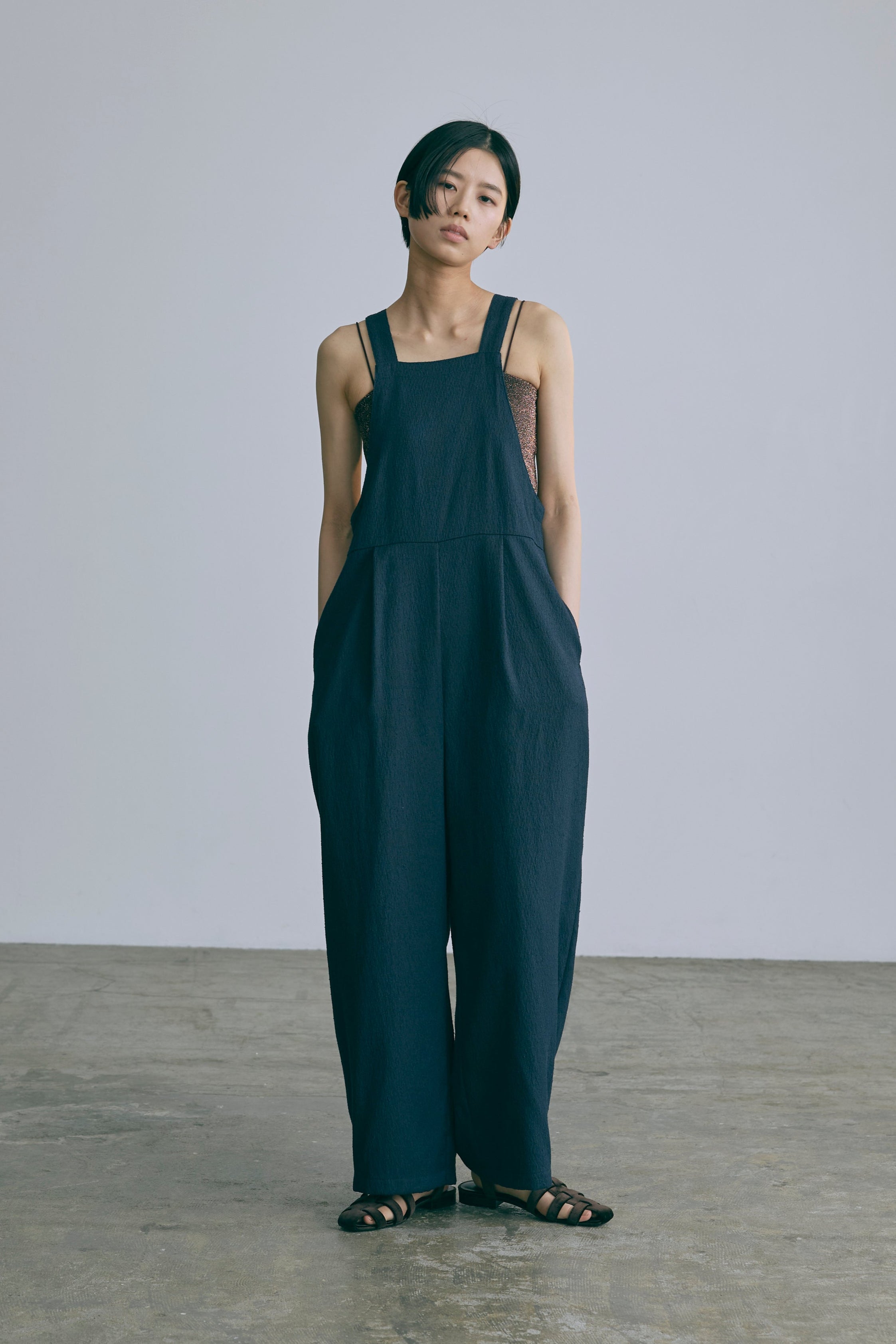 着用カラー:ネイビー 着用サイズ:1 モデル身長:170cm