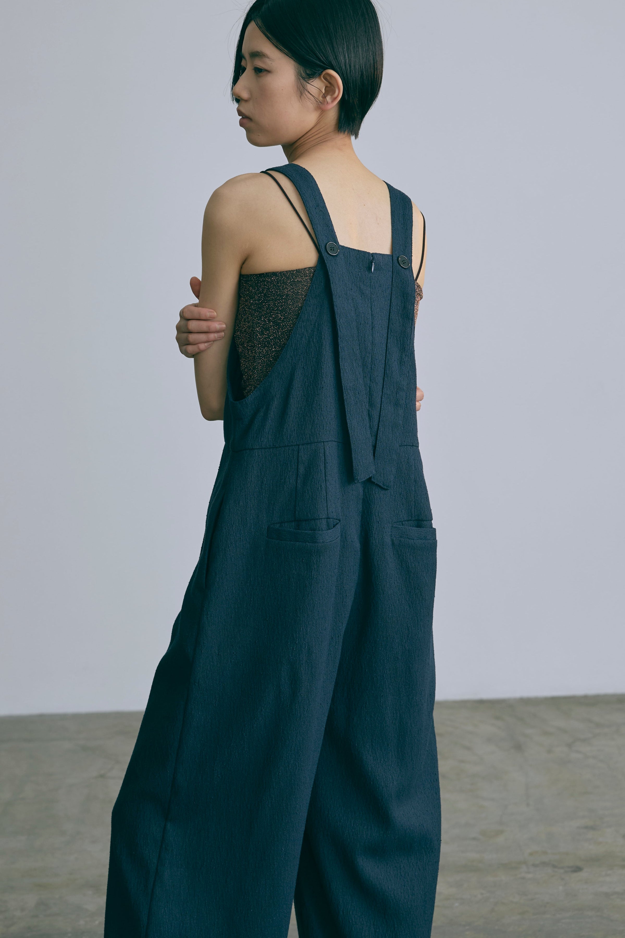 着用カラー:ネイビー 着用サイズ:1 モデル身長:170cm