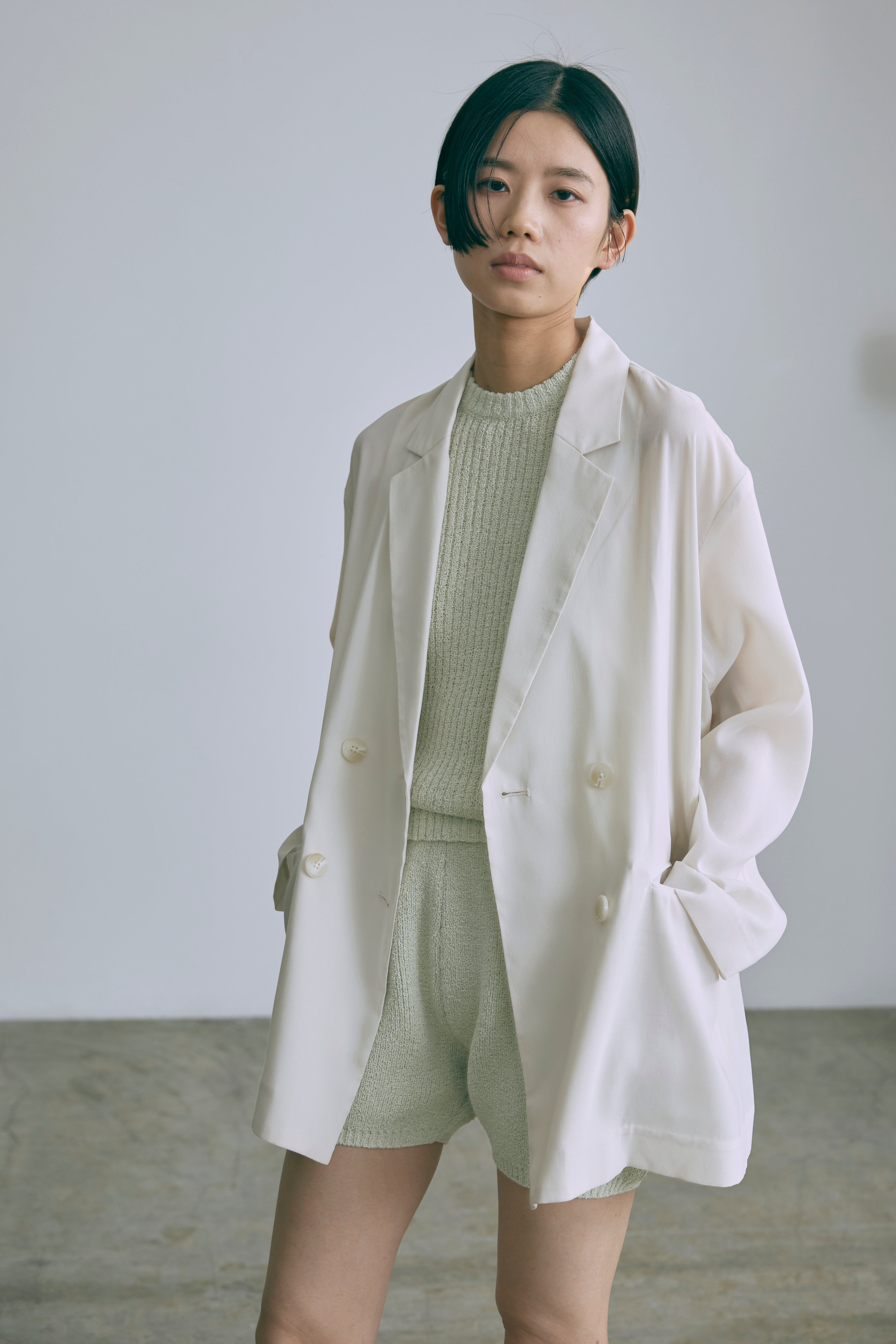 着用カラー:ミント モデル身長:170cm
