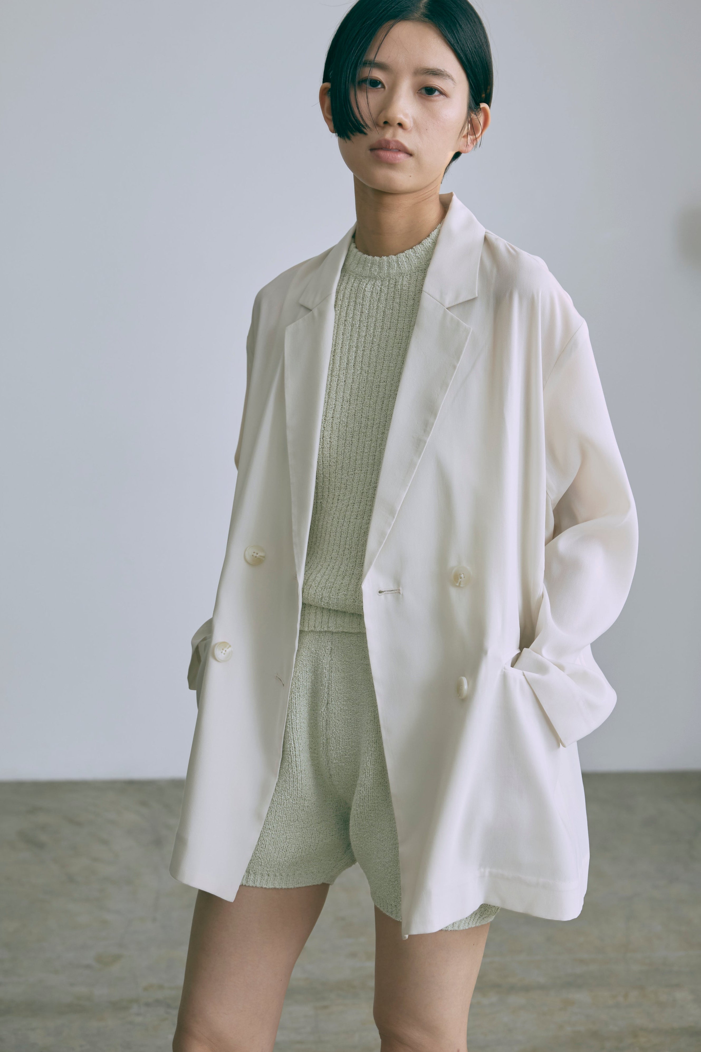着用カラー:ミント モデル身長:170cm
