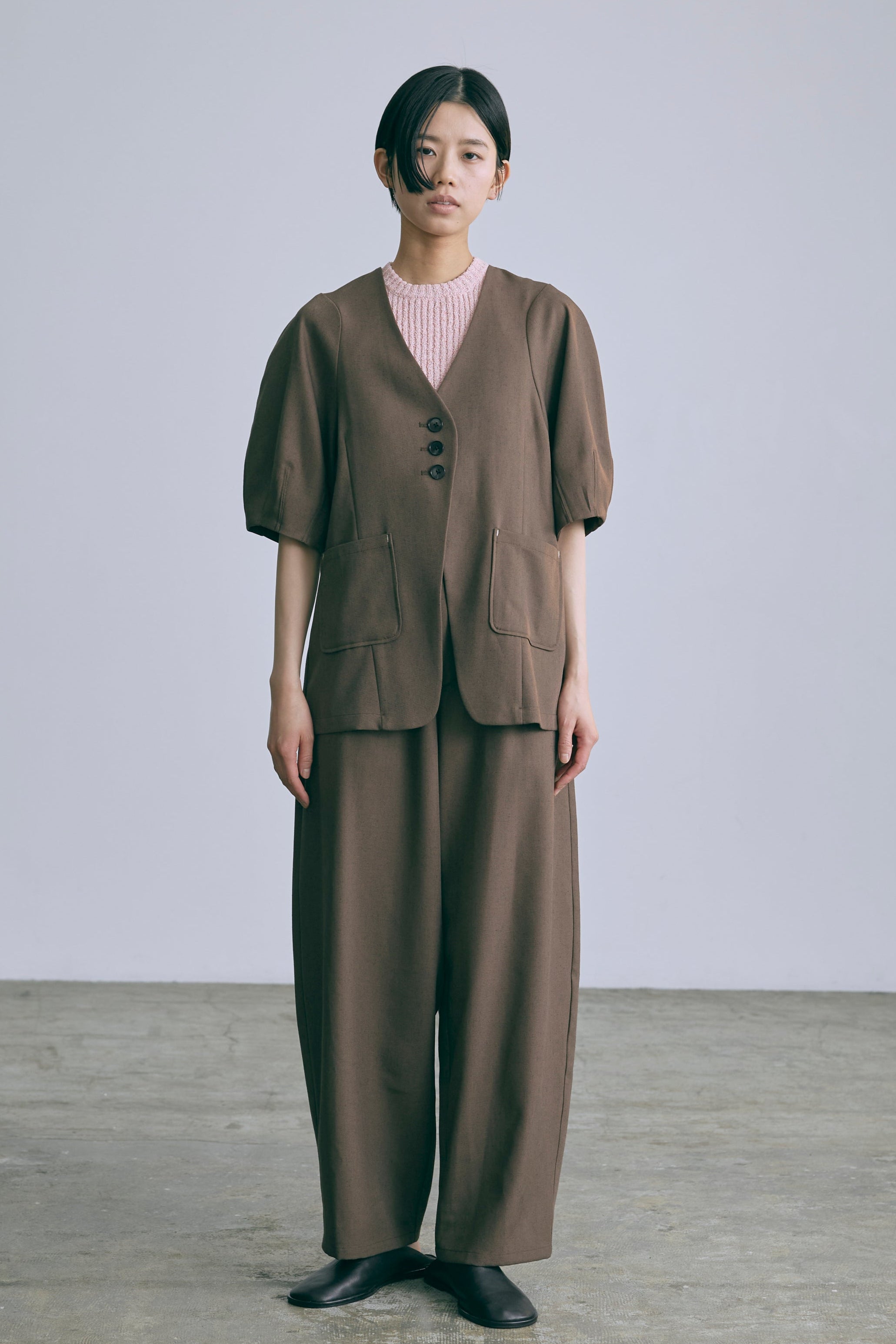 着用カラー:ブラウン 着用サイズ:1サイズ モデル身長:170cm