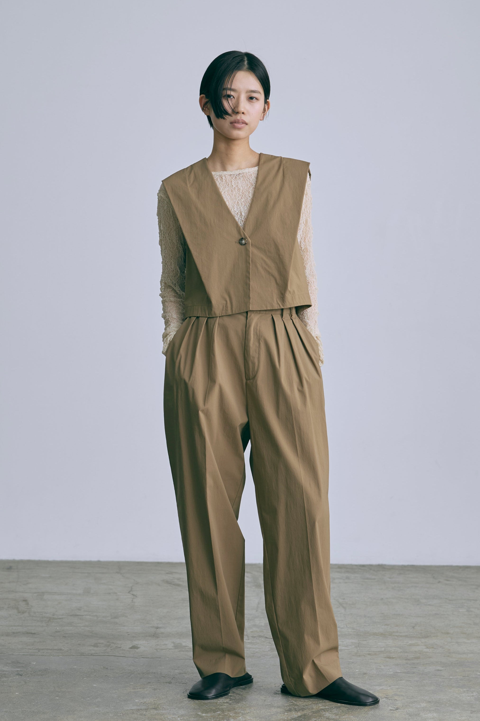 着用カラー:キャメル モデル身長:170cm