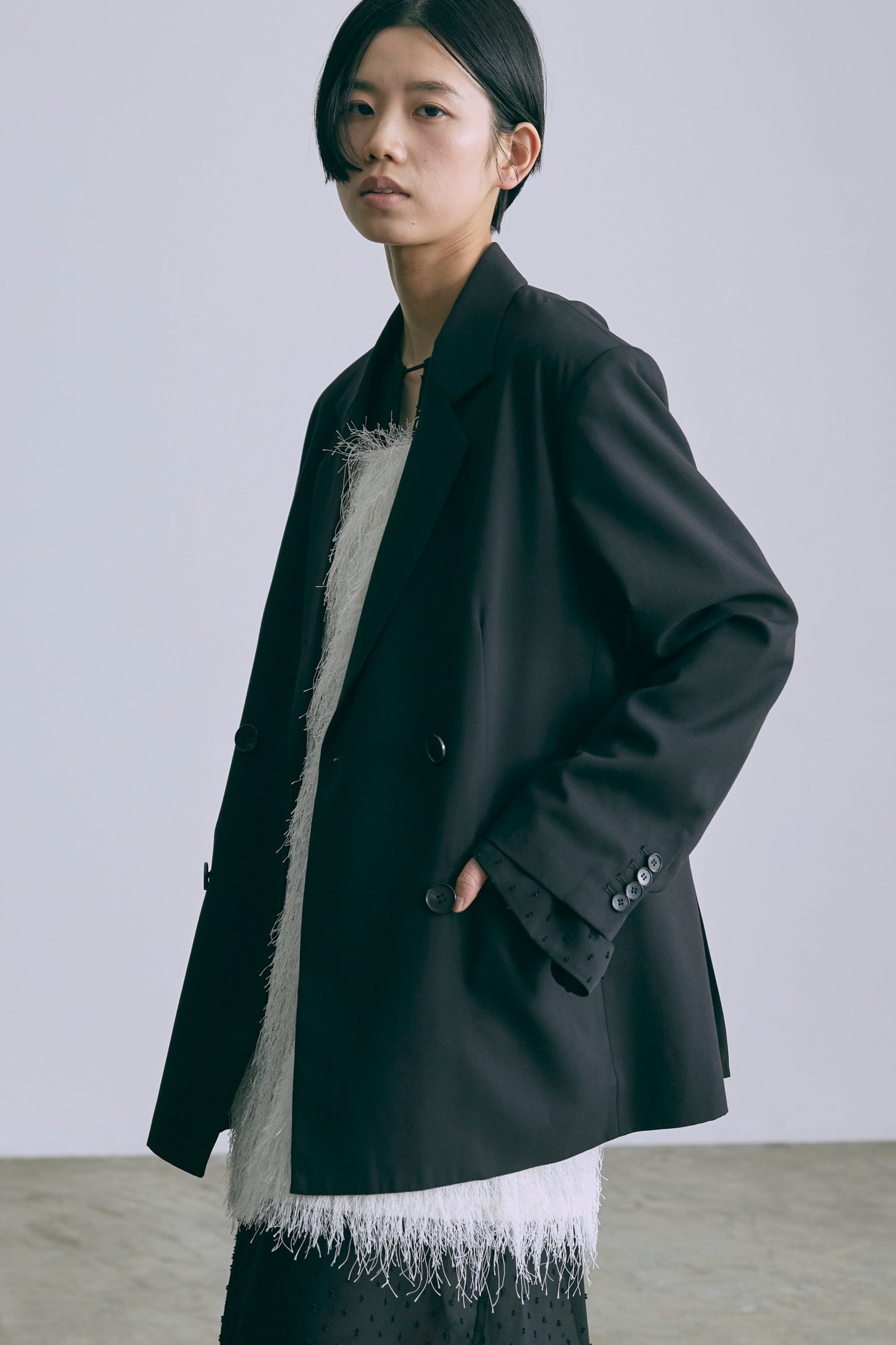 着用カラー:ブラック 着用サイズ:1 モデル身長:170cm