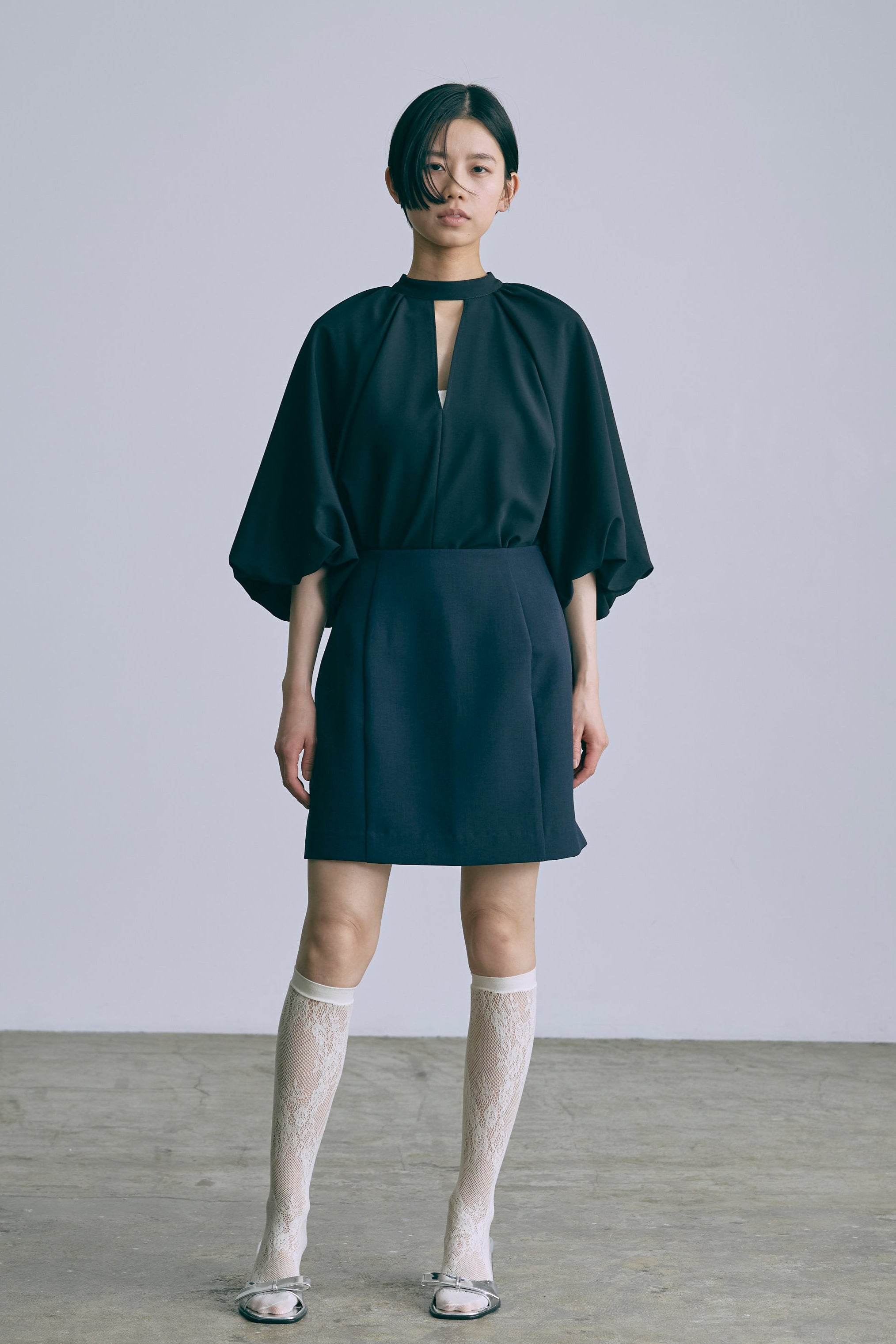 着用カラー:ネイビー モデル身長:170cm