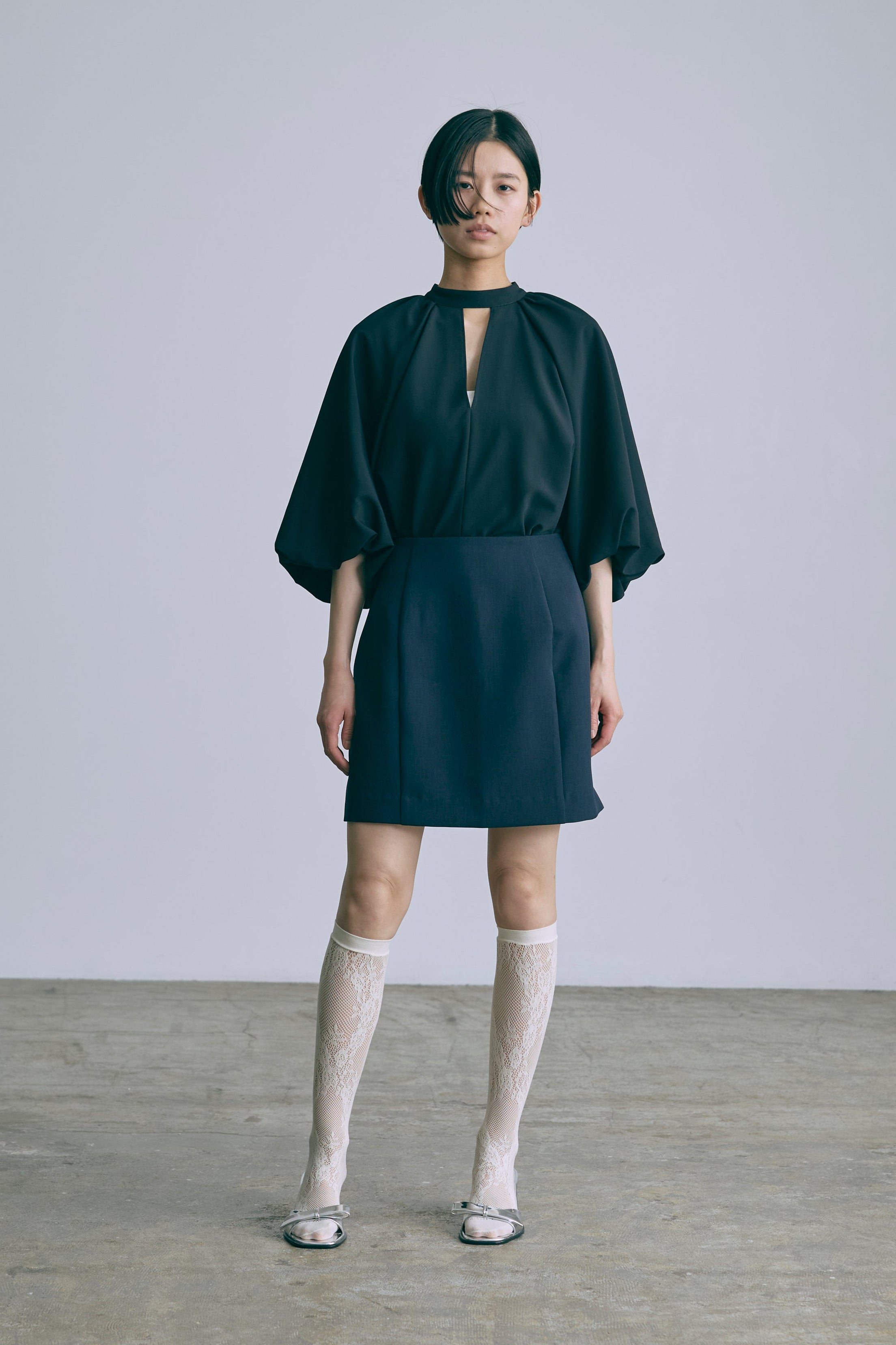 着用カラー:ネイビー モデル身長:170cm