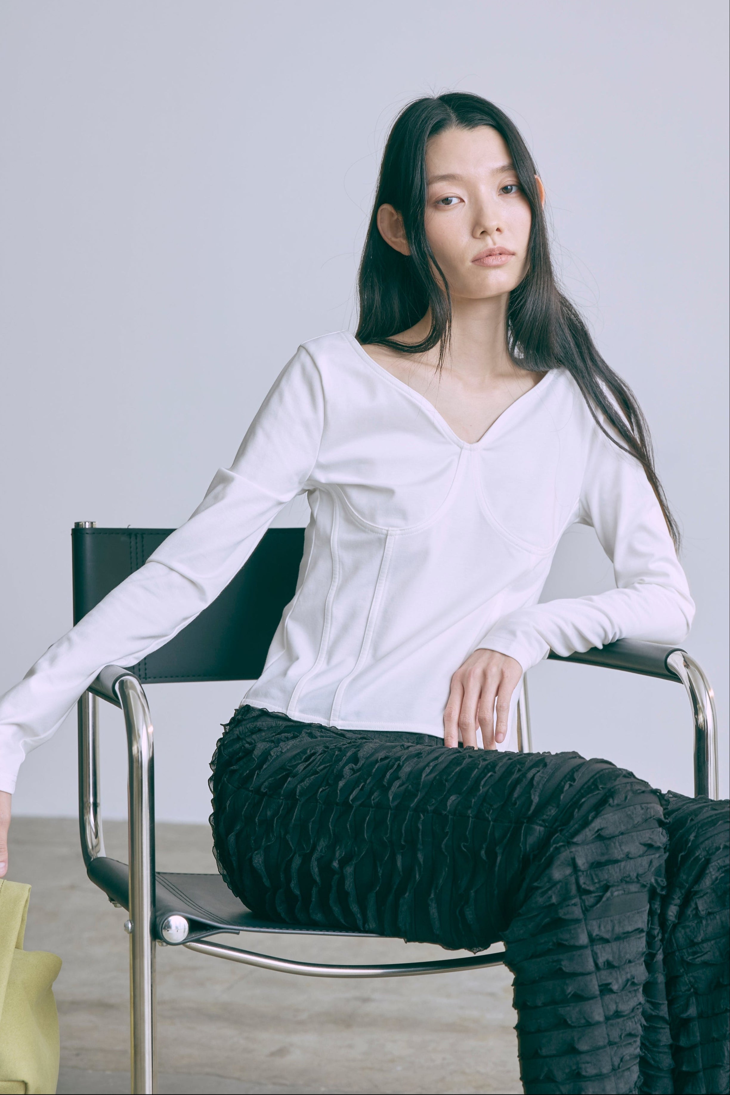 着用カラー:オフホワイト モデル身長:174㎝