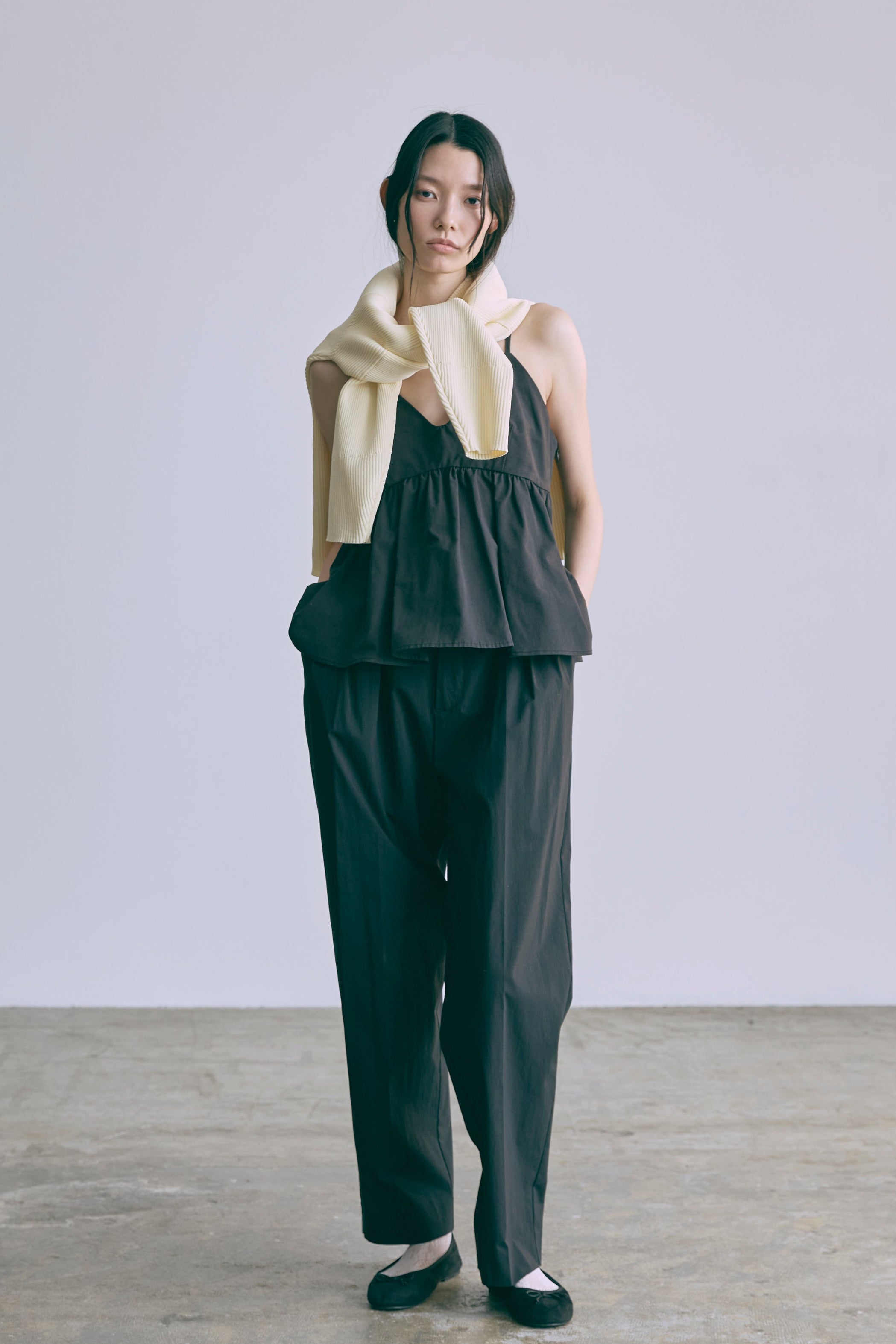 着用カラー:ブラック モデル身長:174cm