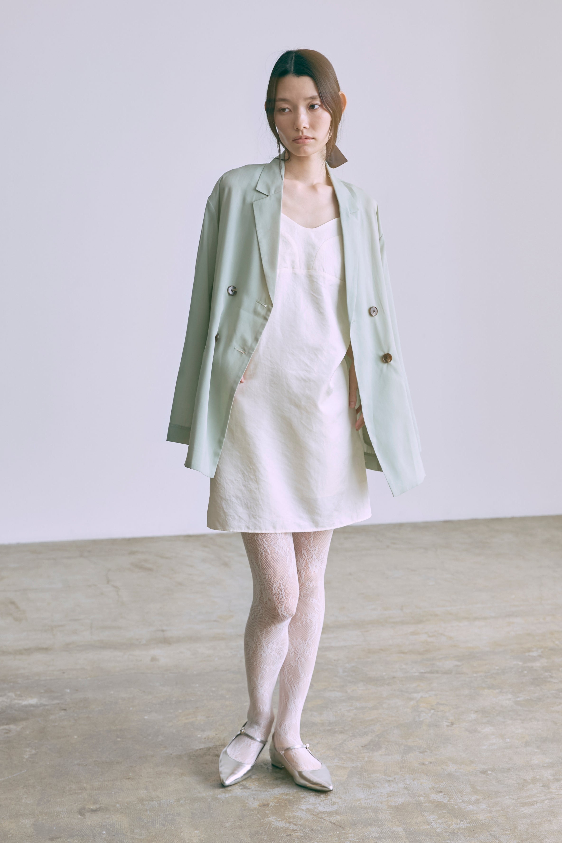 着用カラー:ミント モデル身長:174㎝