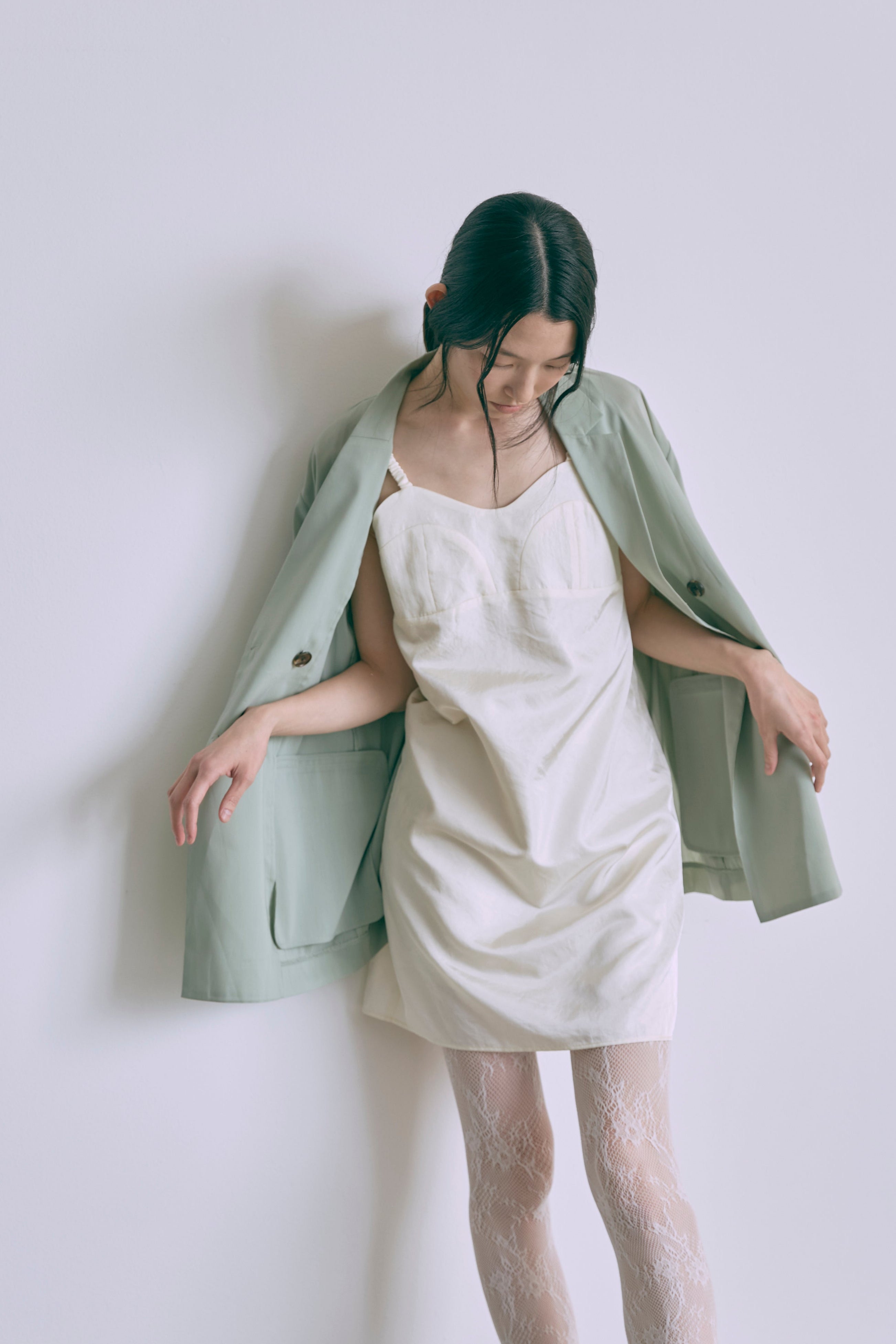 着用カラー:ミント モデル身長:174㎝