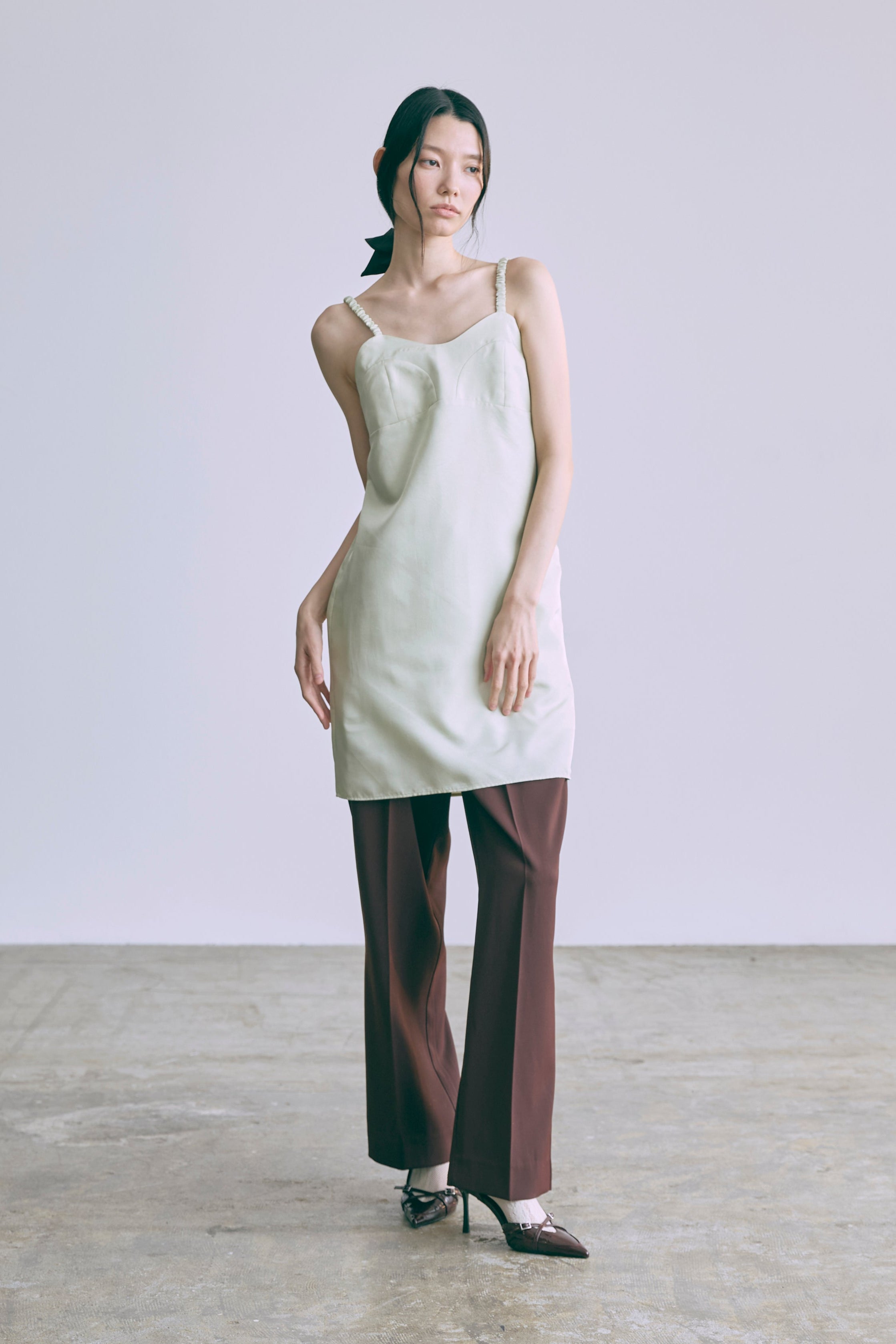 着用カラー:ミント モデル身長:174㎝