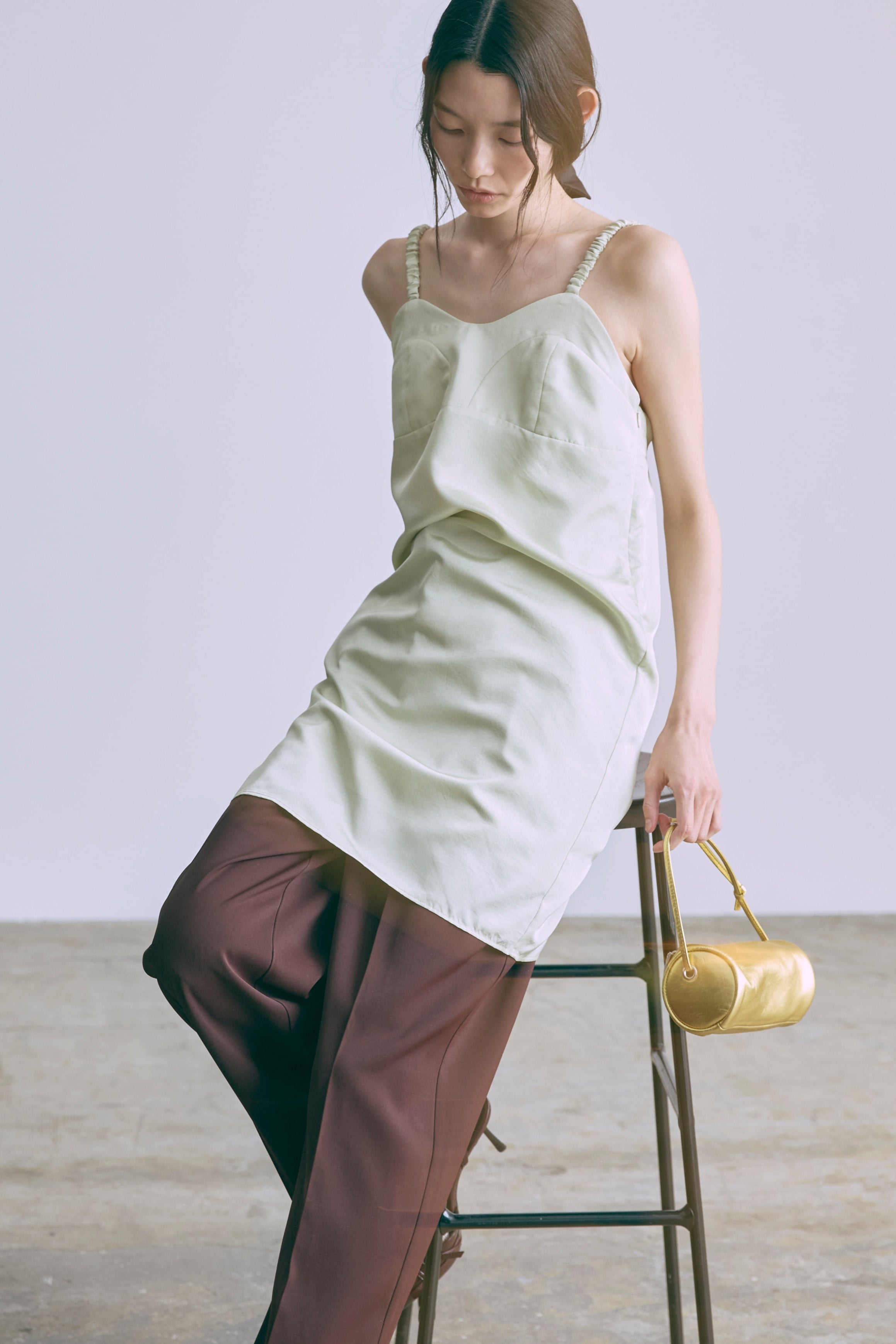 着用カラー:ミント モデル身長:174㎝