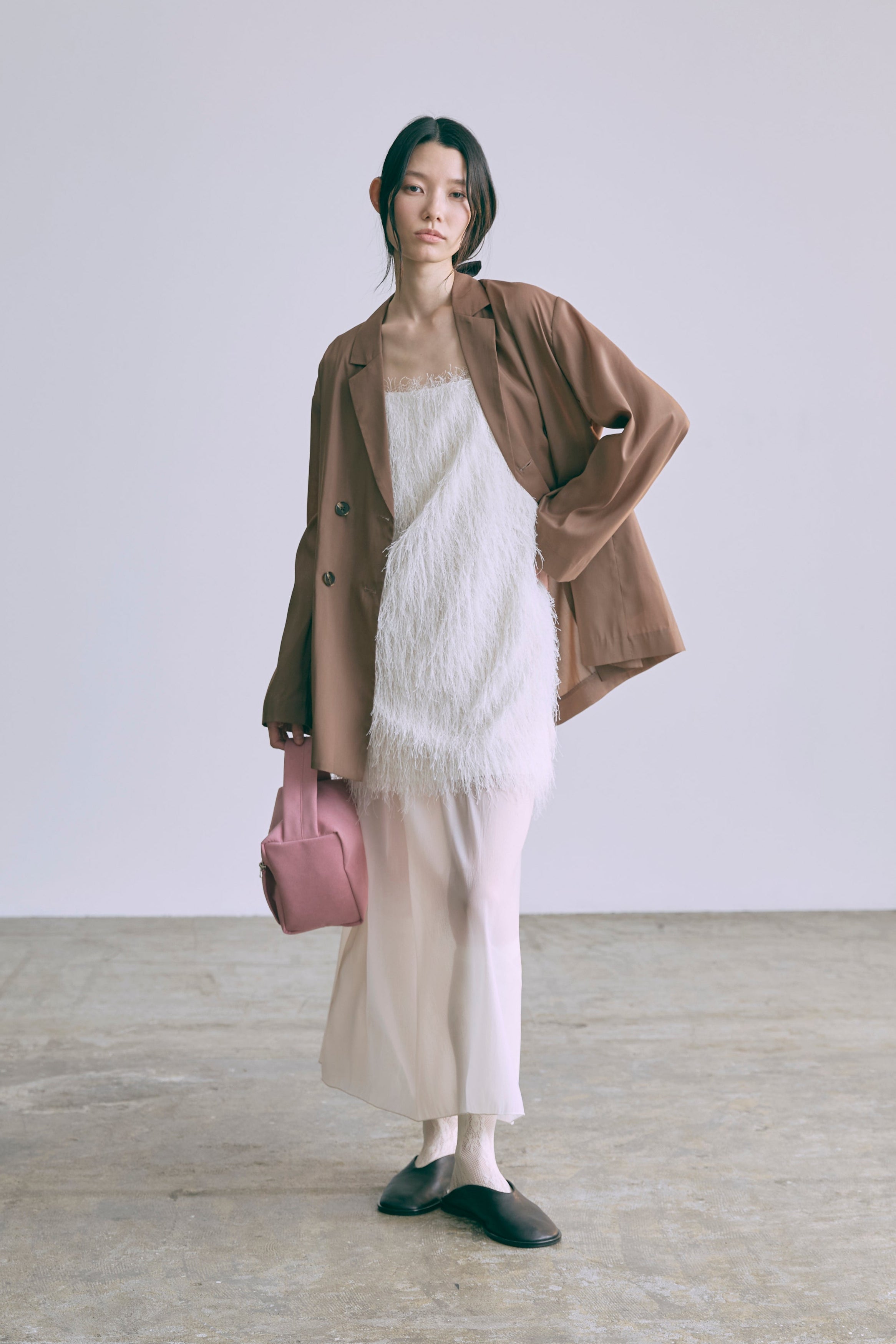 着用カラー:ブラウン モデル身長:174㎝