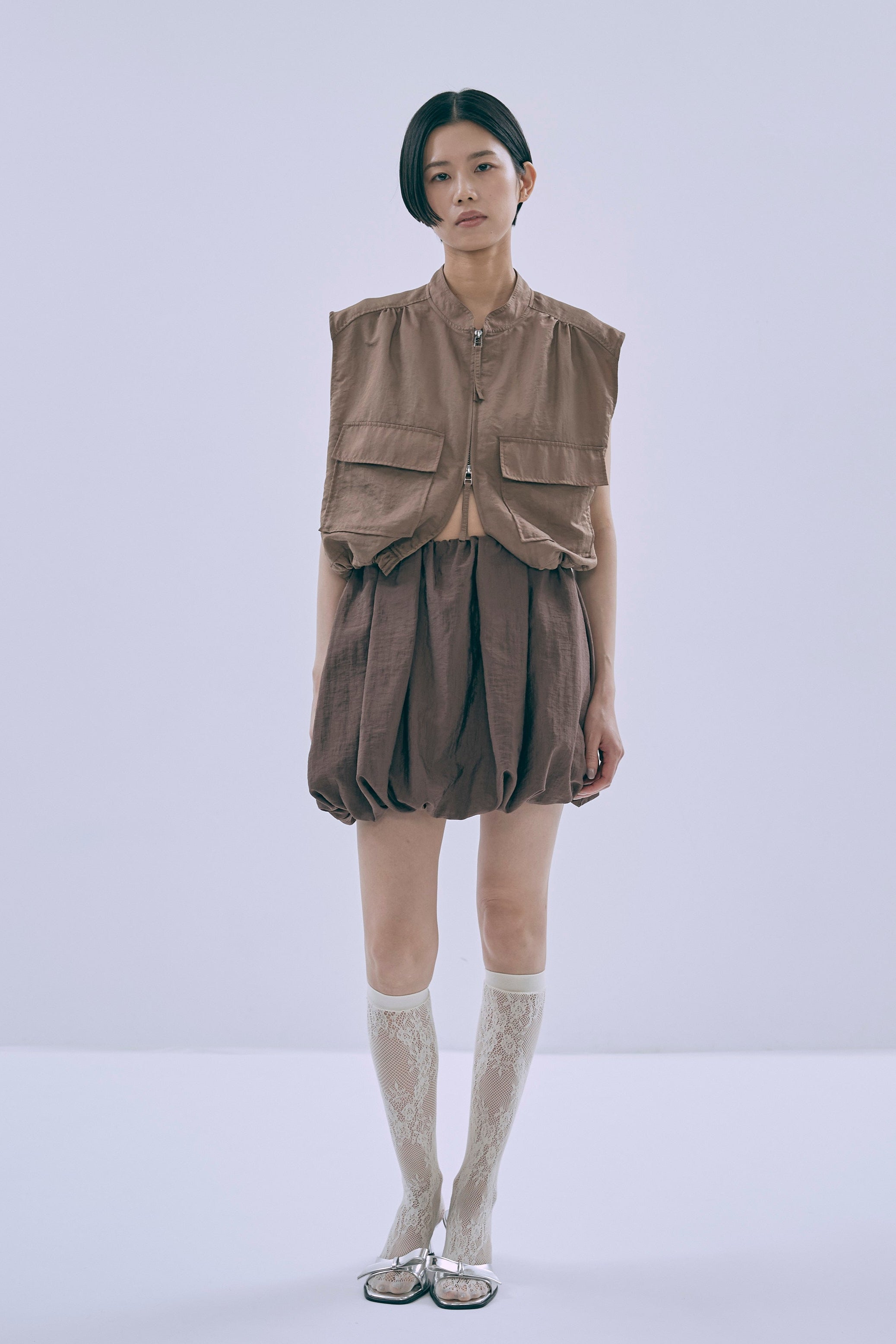 着用カラー:モカ モデル身長:170cm