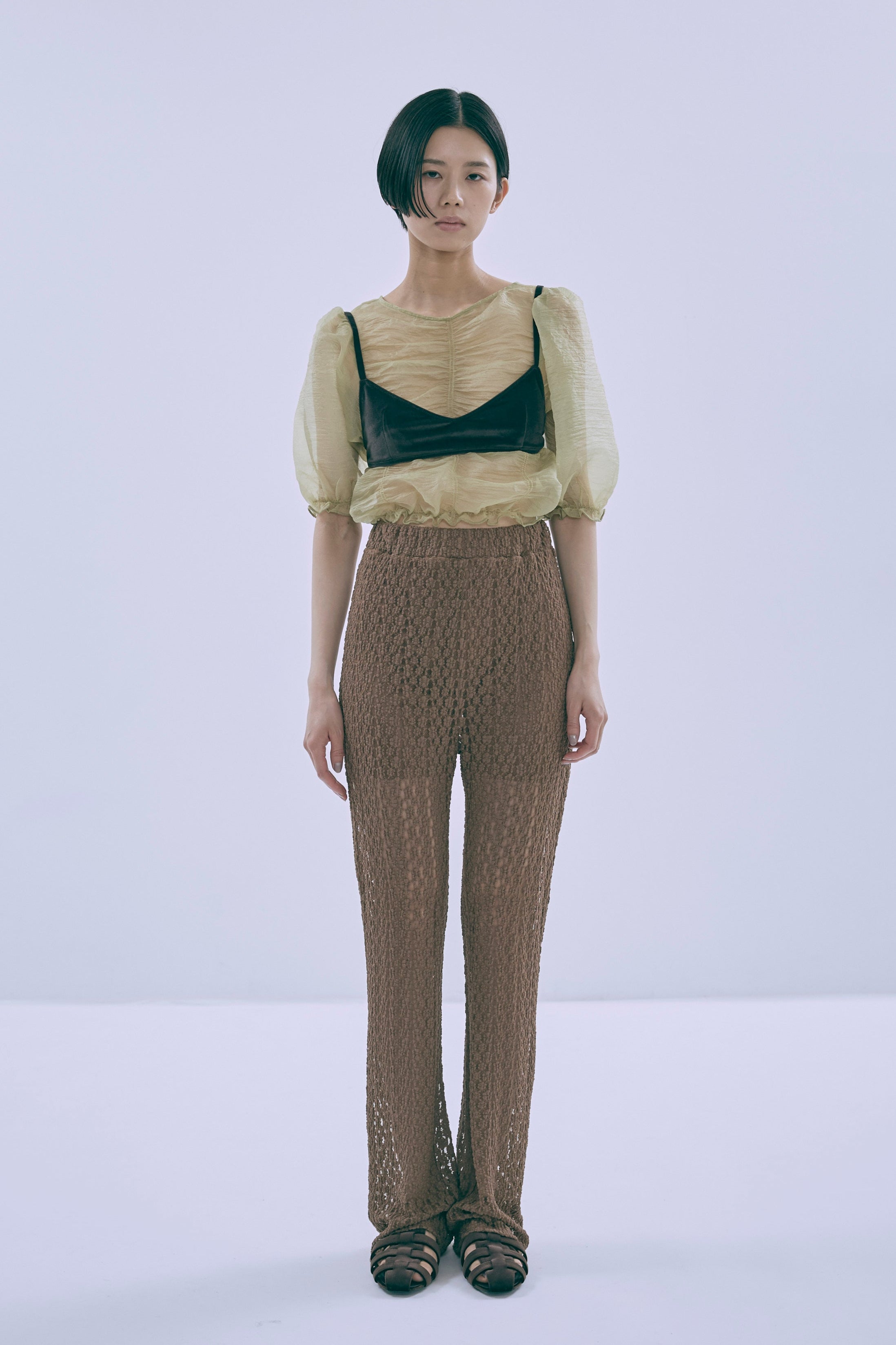 着用カラー:ブラウン モデル身長:170cm