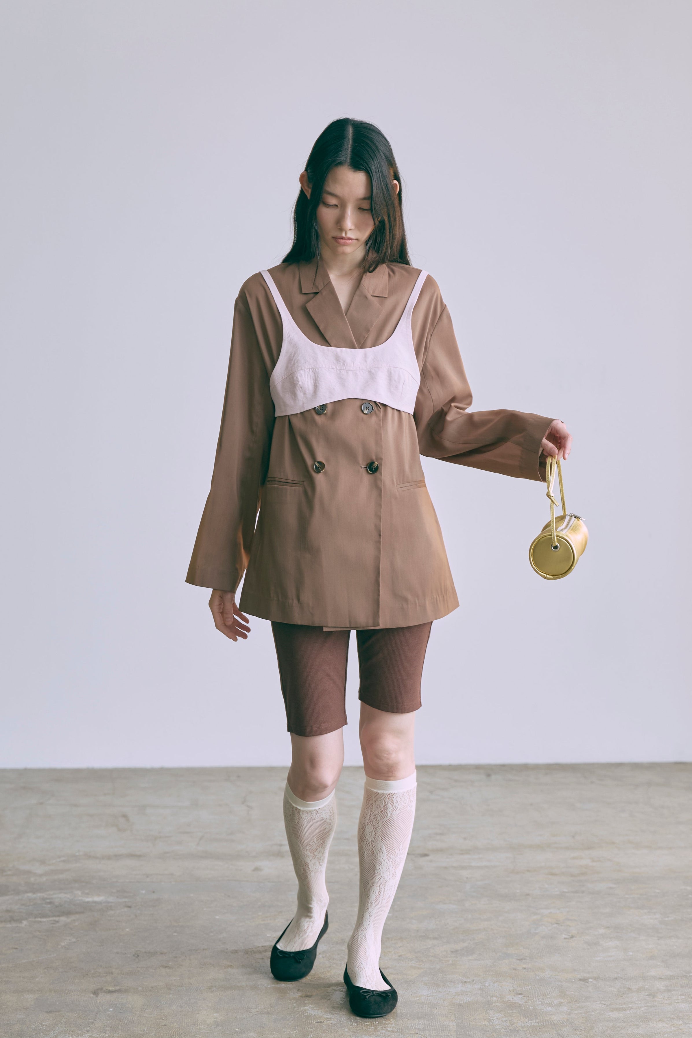 着用カラー:ブラウン モデル身長:174㎝