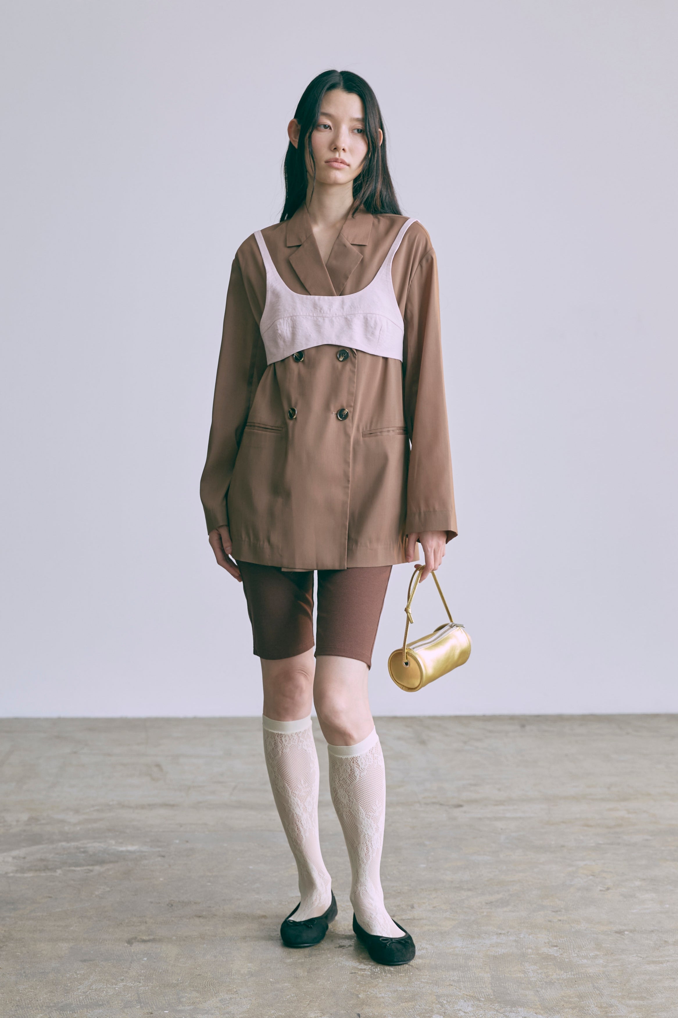 着用カラー:ブラウン モデル身長:174㎝