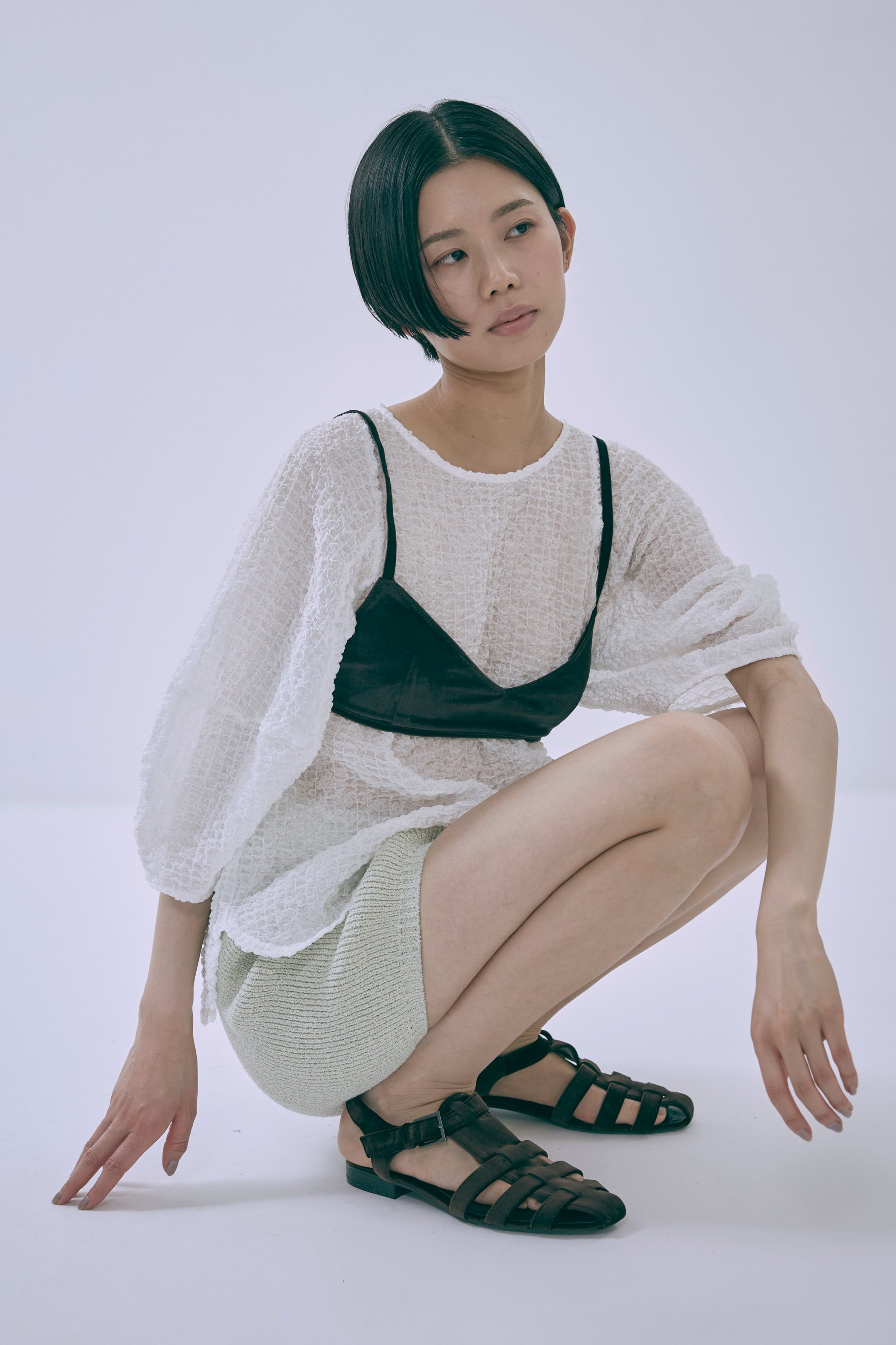 着用カラー:ホワイト モデル身長:170cm