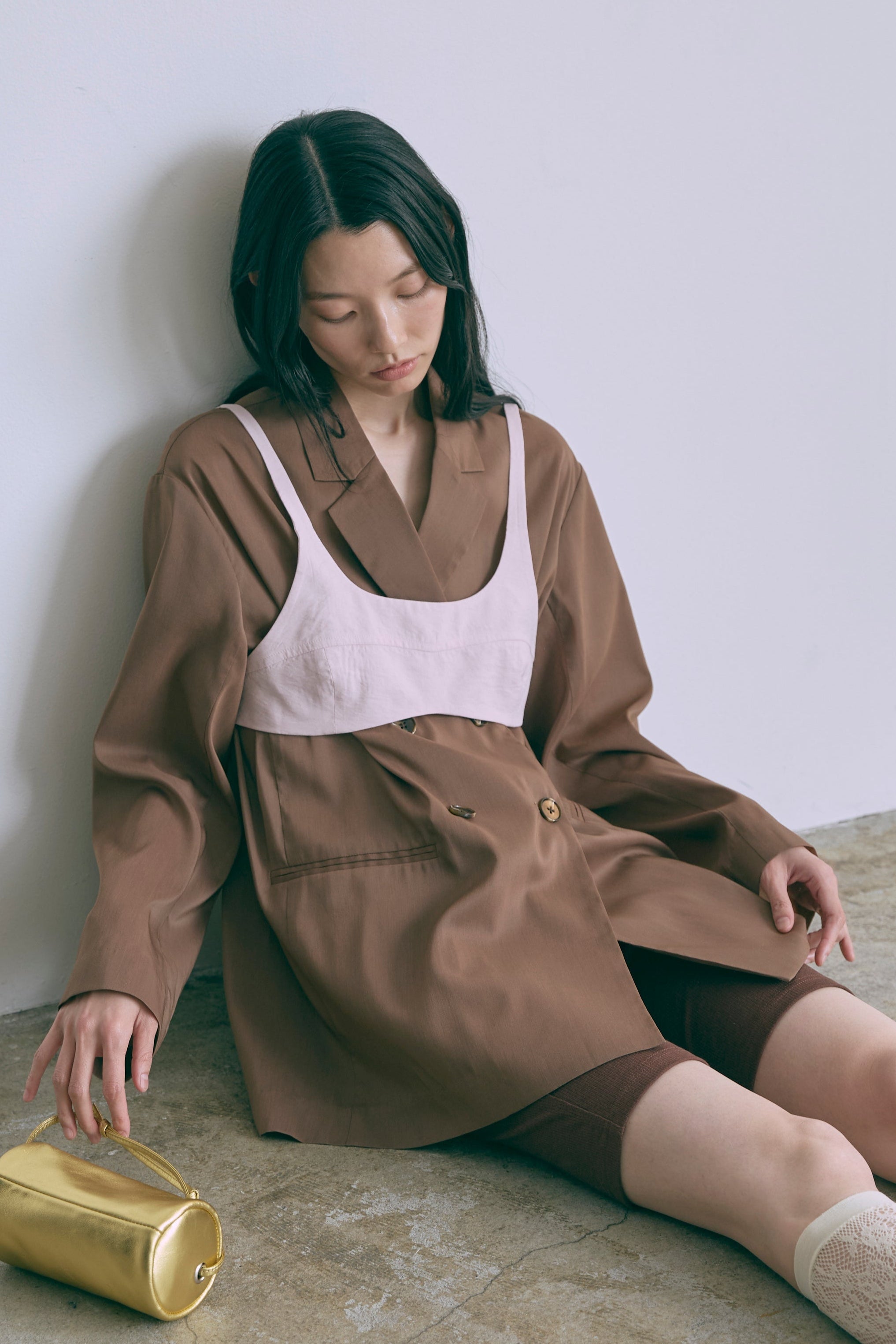 着用カラー:ブラウン モデル身長:174㎝