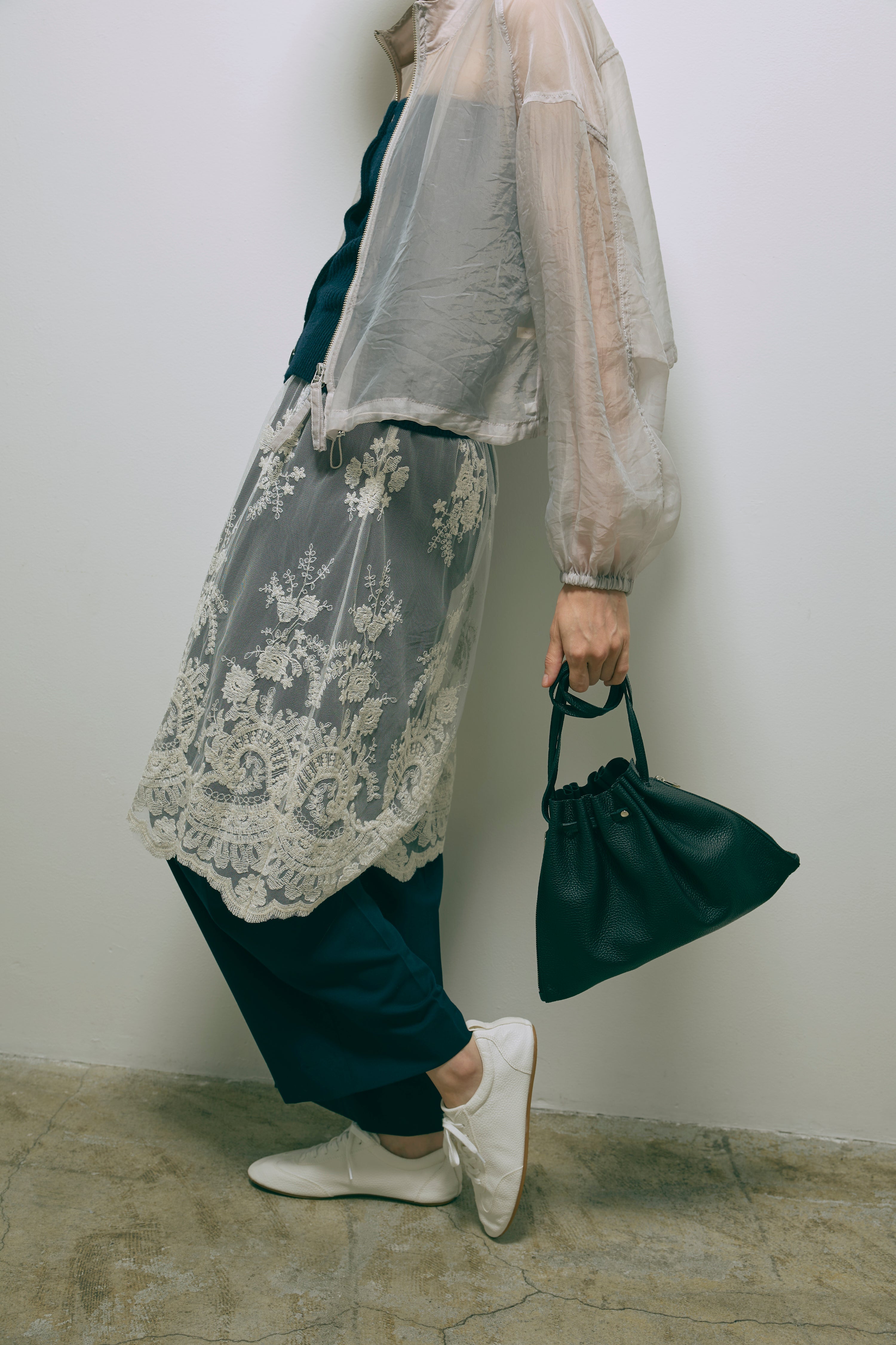 Lether Gather Bag