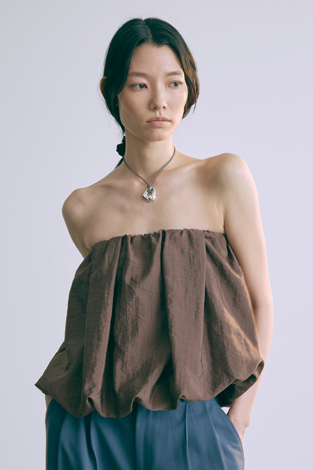 着用カラー:ブラウン モデル身長:174cm