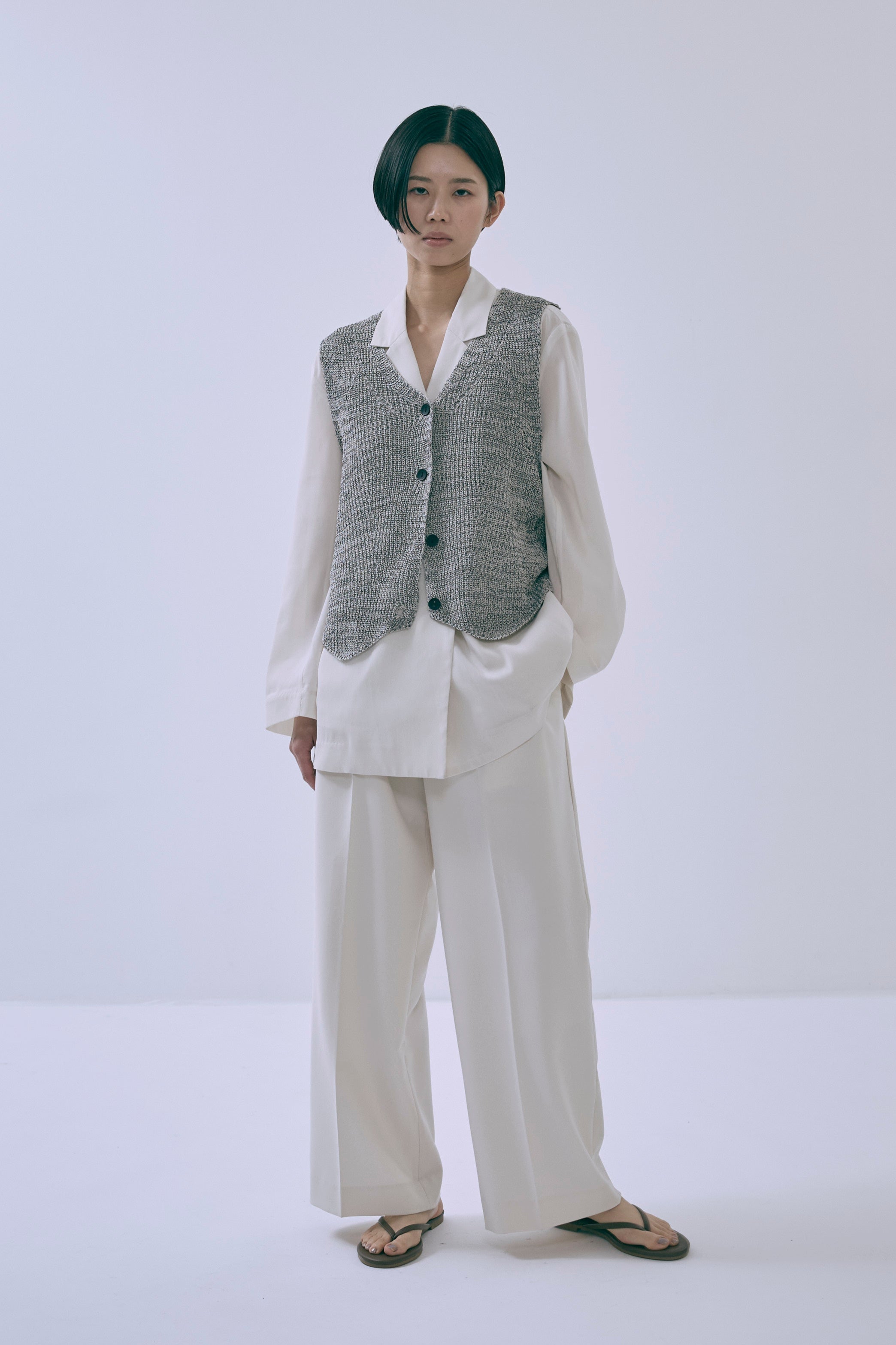 着用カラー:アイボリー モデル身長:170cm