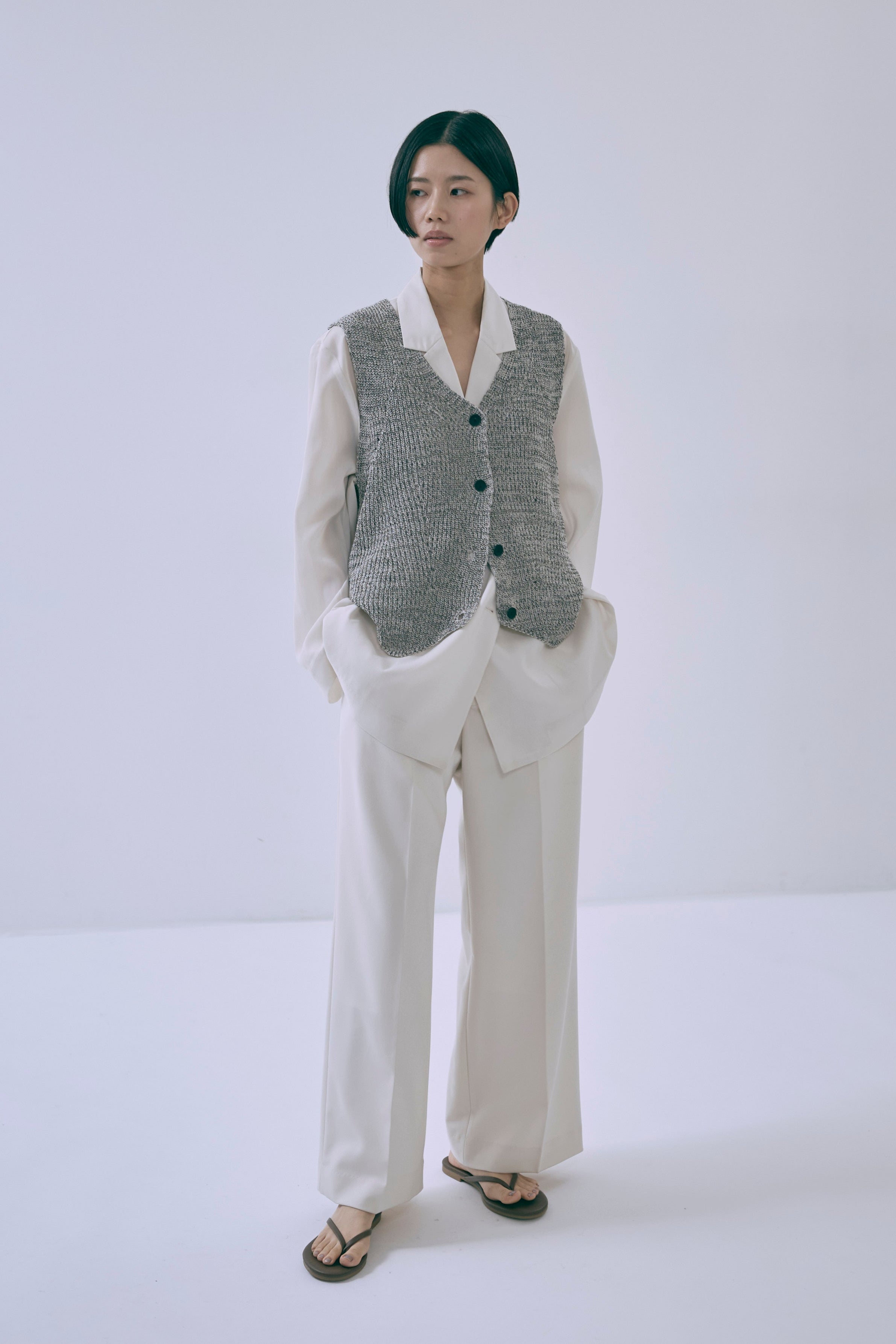 着用カラー:オフホワイト モデル身長:170cm