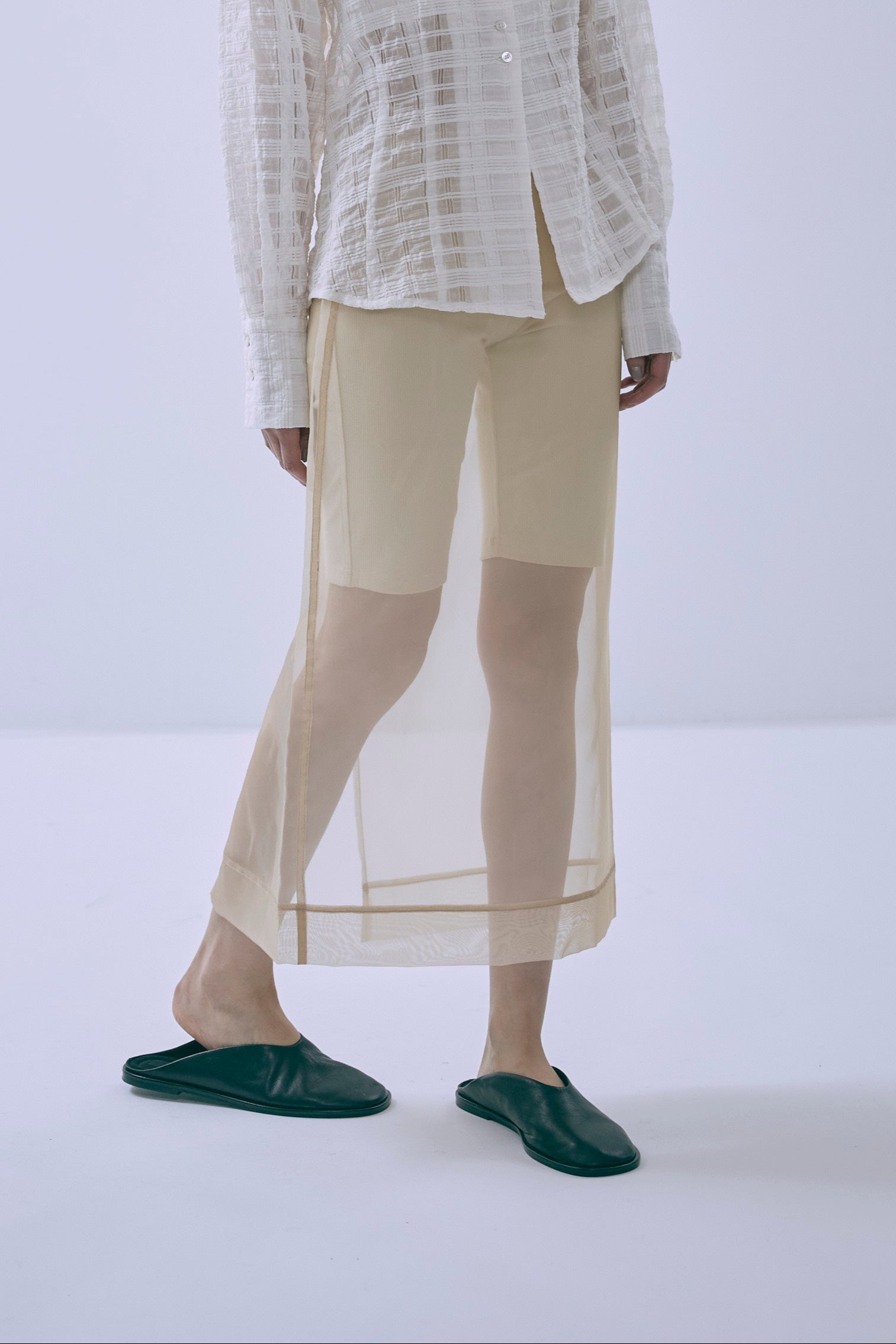 着用カラー:アイボリー モデル身長:170㎝