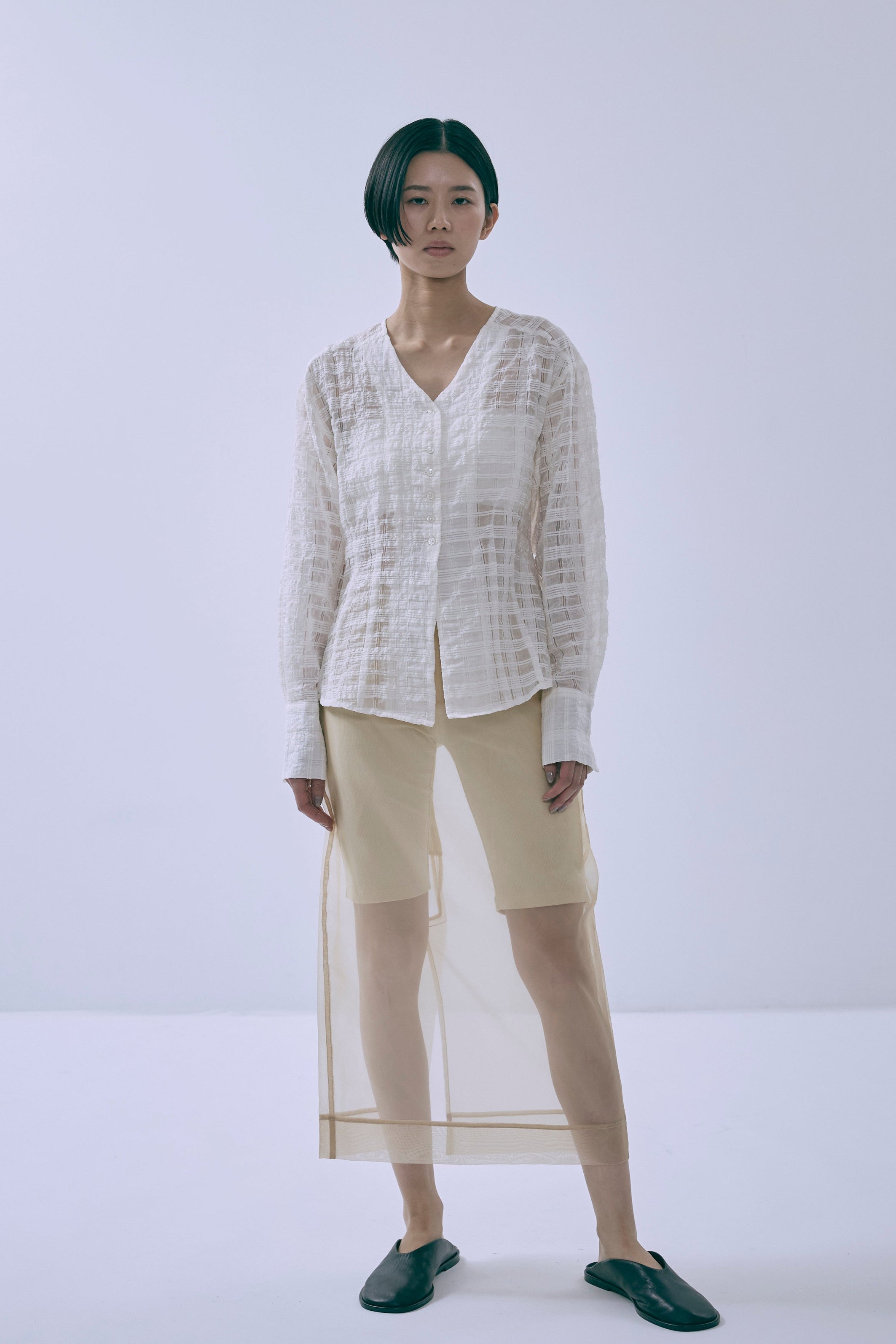 着用カラー:オフホワイト モデル身長:170㎝