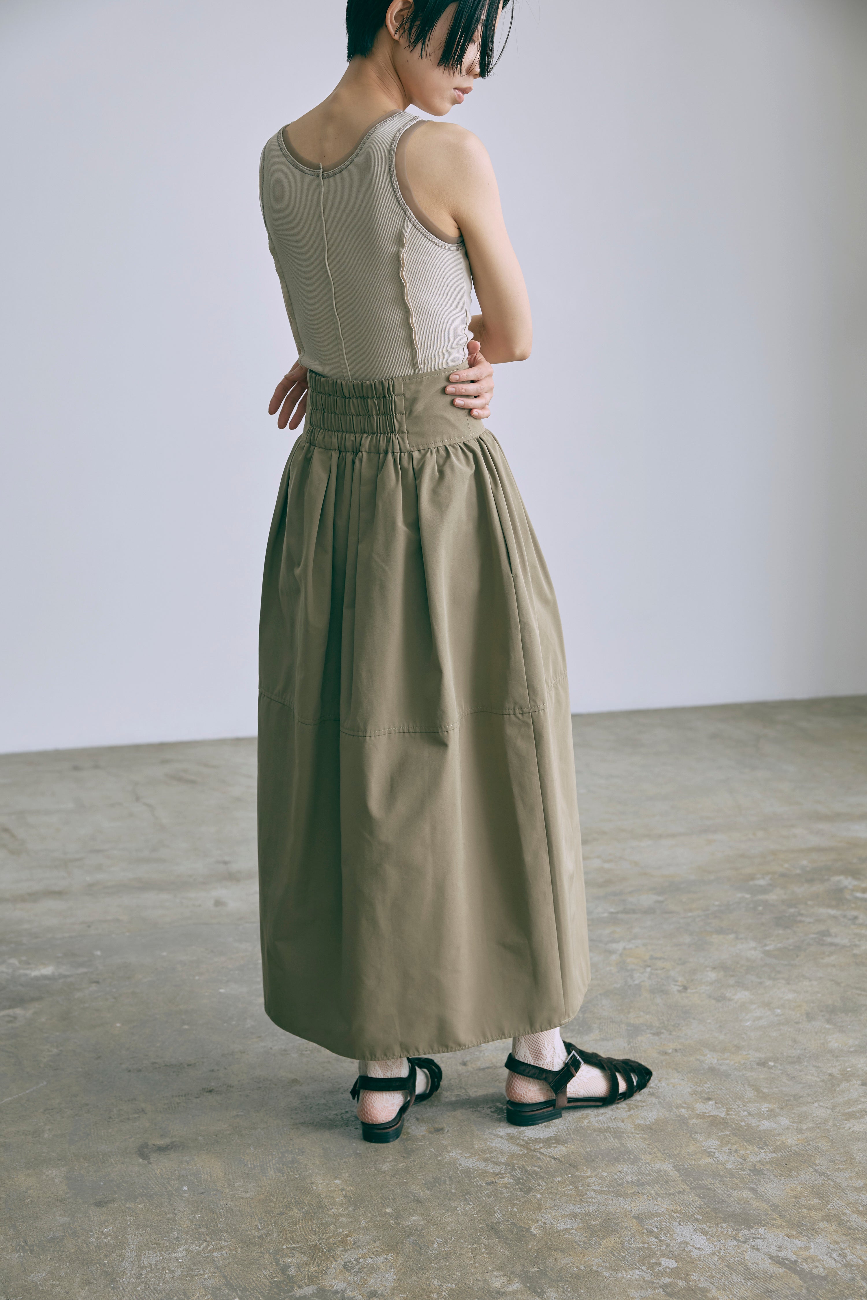 Cocoon Silhouette Skirt