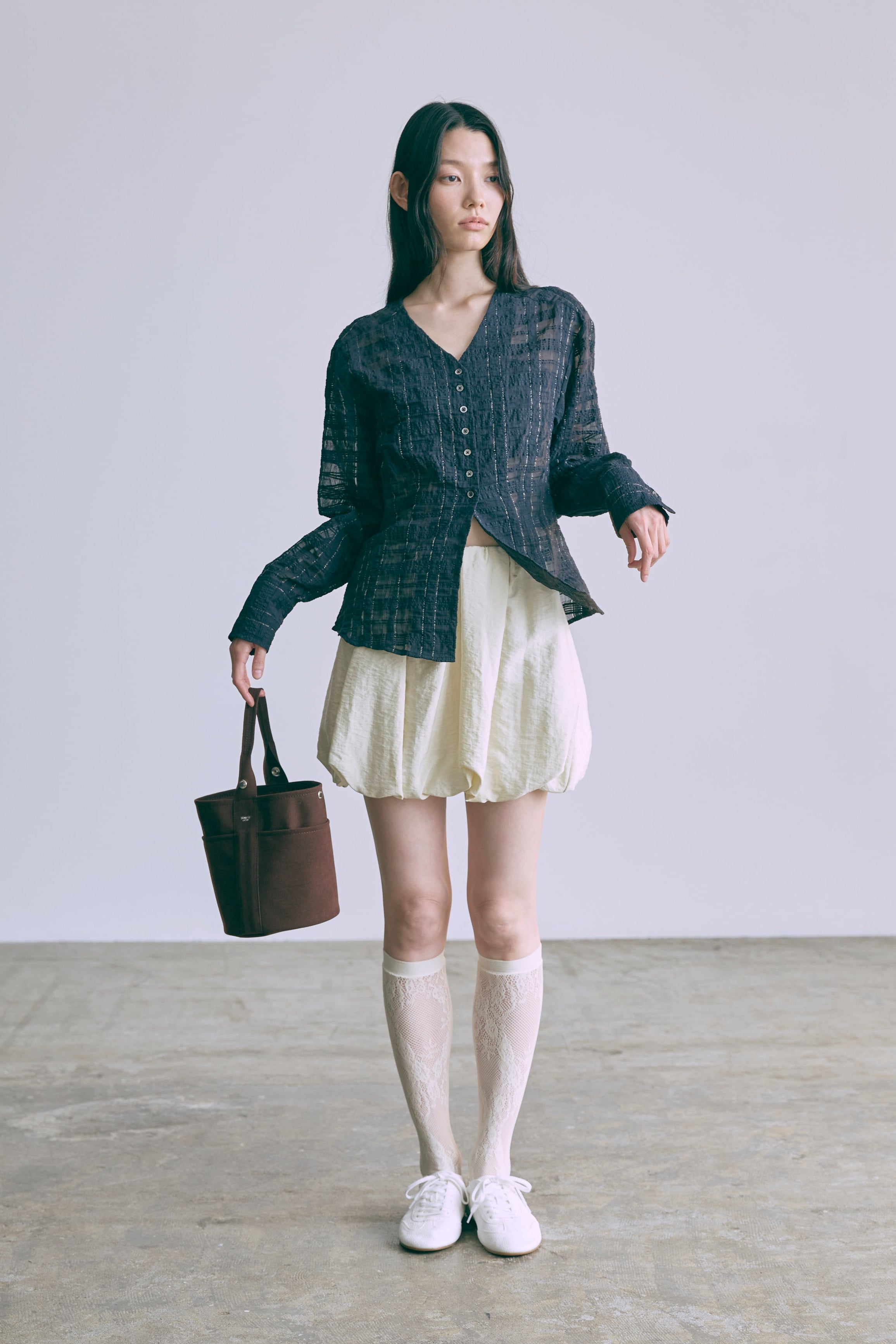 着用カラー:アイボリー モデル身長:174cm