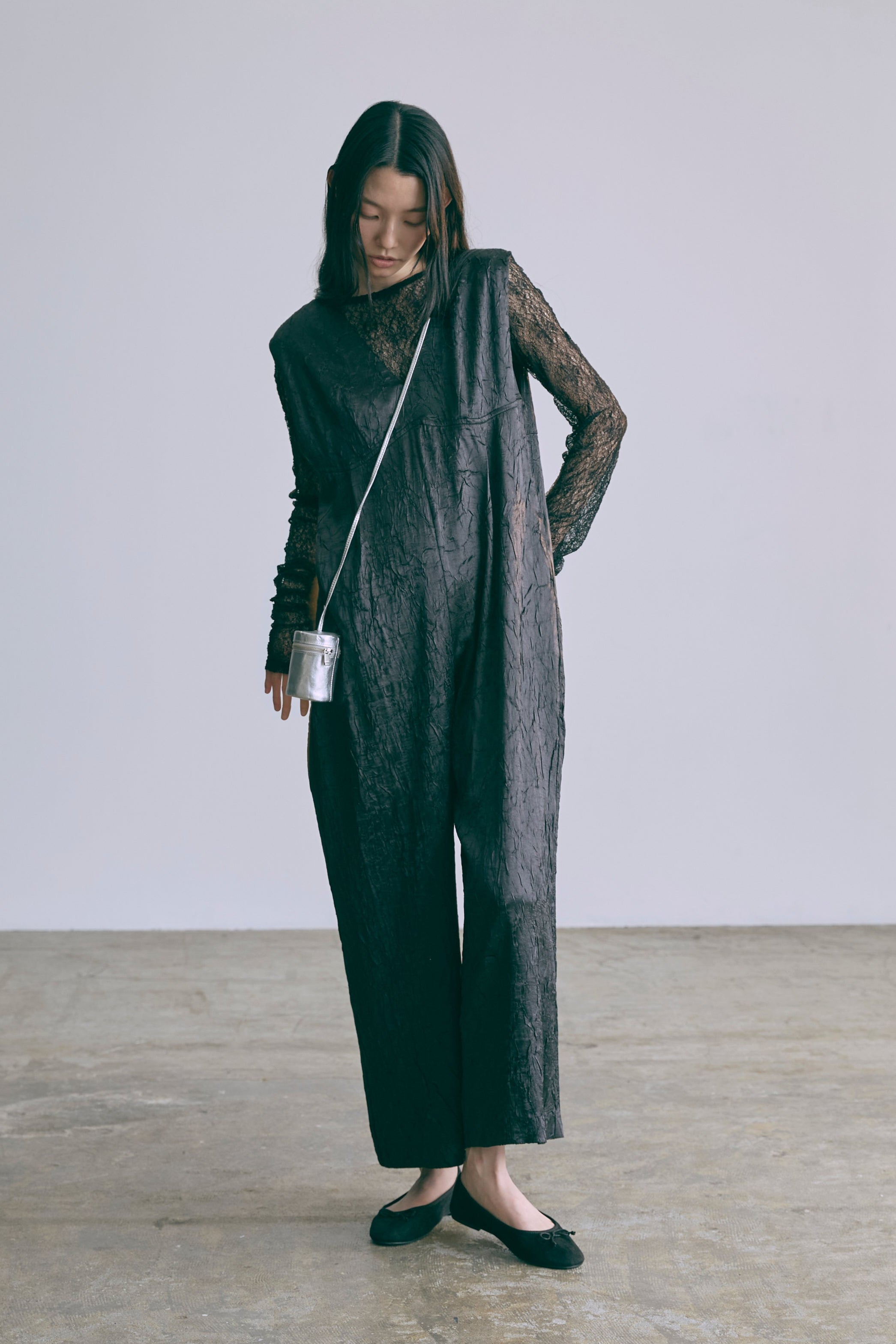 着用カラー:ブラック 着用サイズ:1 モデル身長:174㎝