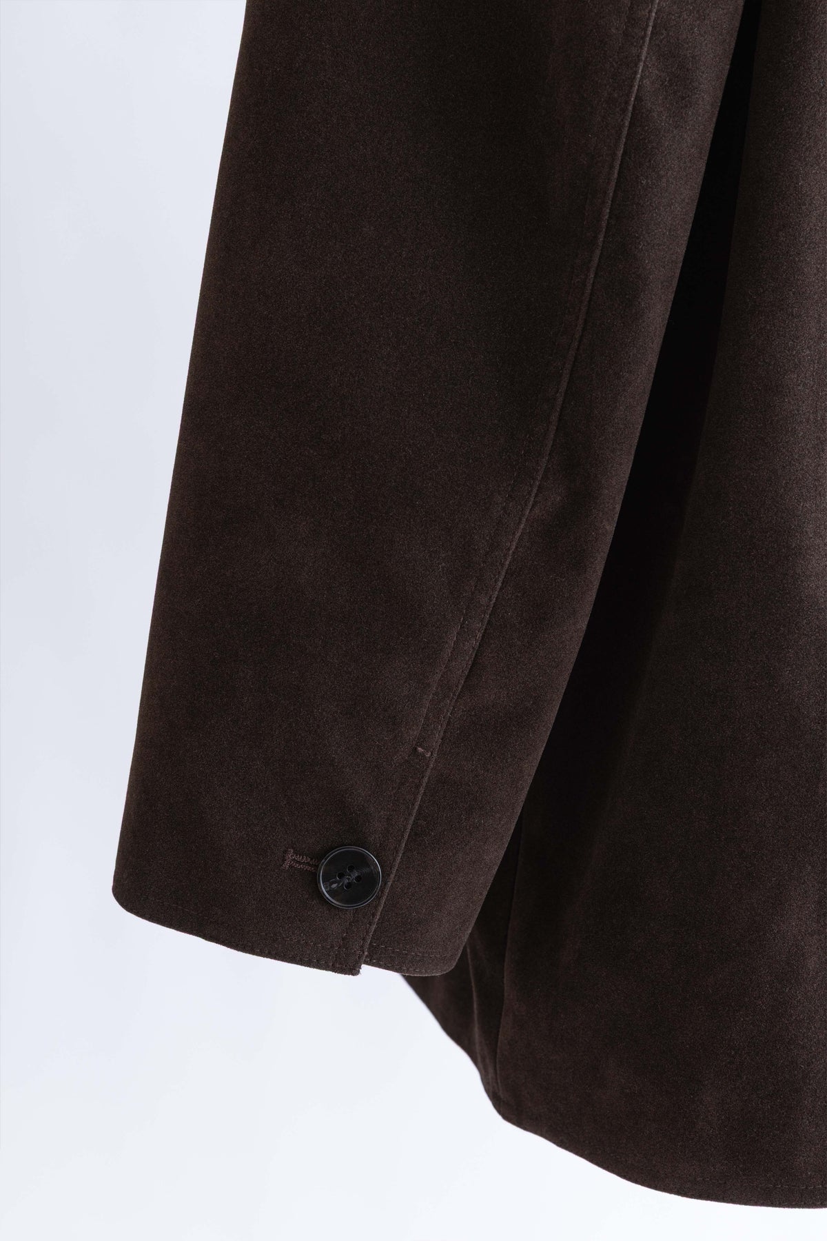 Vintage Suede Oversized Jacket ダークブラウン
