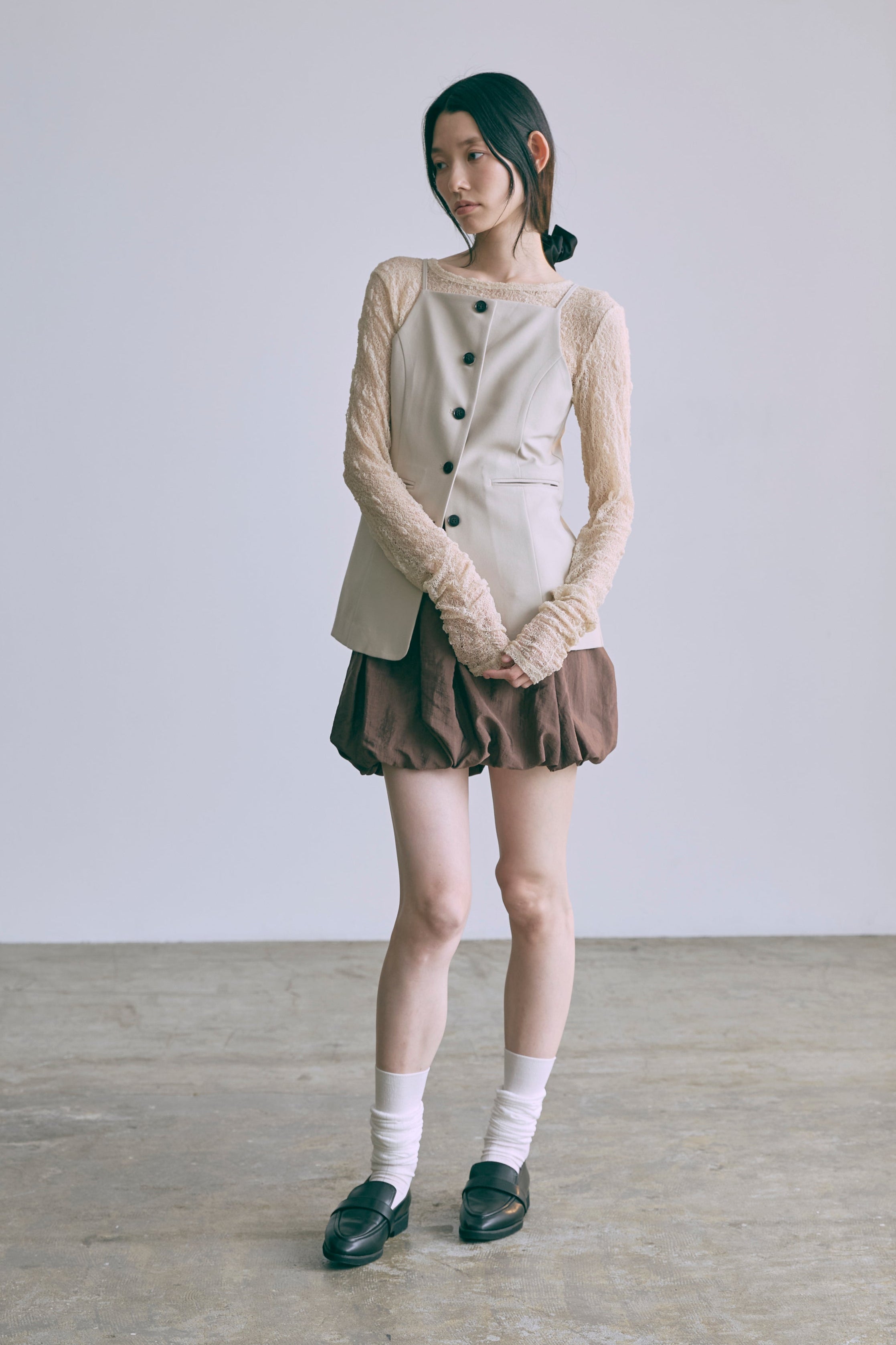 着用カラー:ブラウン モデル身長:174cm