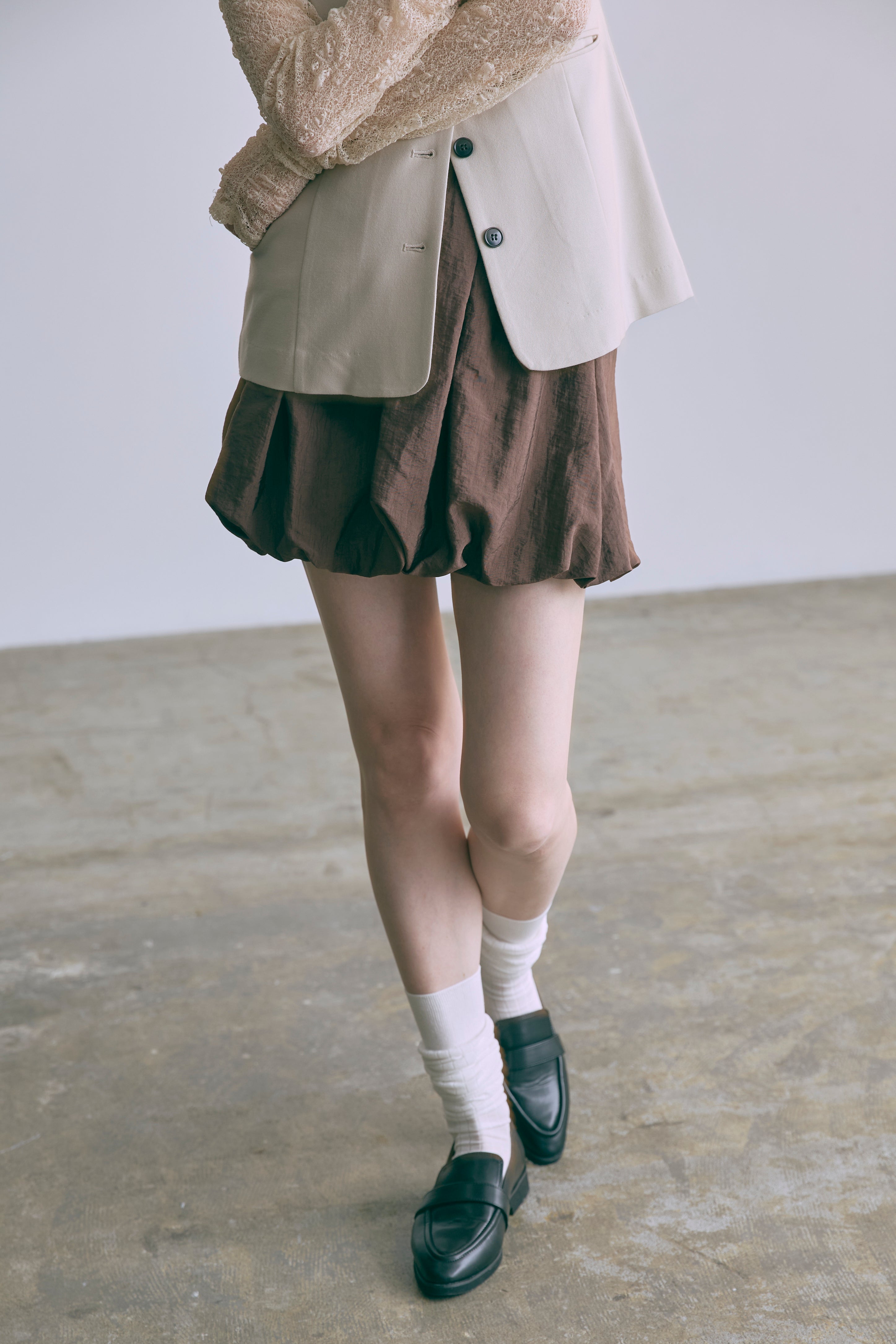 着用カラー:ブラウン モデル身長:174cm