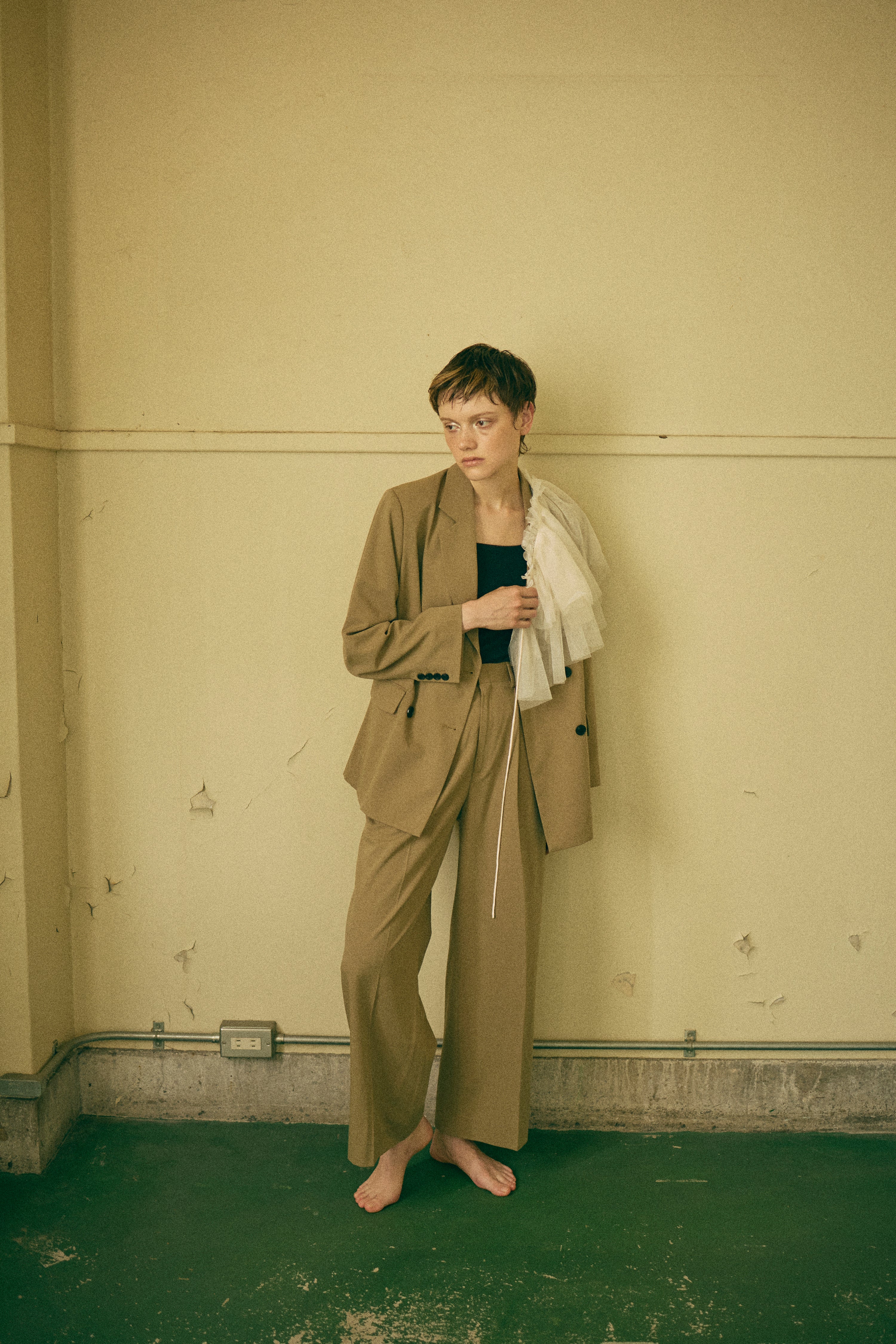 着用カラー:アイボリー モデル身長:178cm