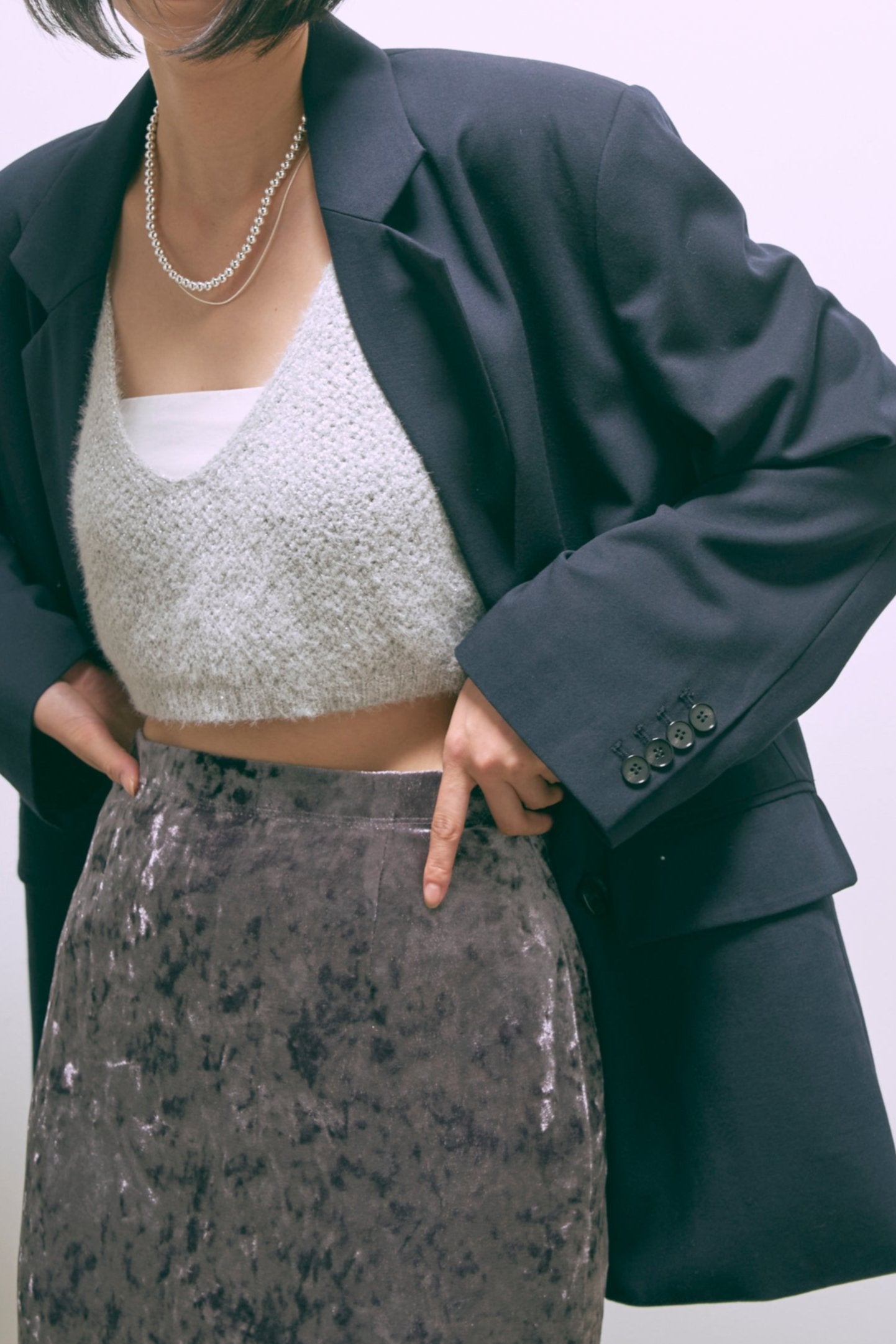 着用カラー:シルバー モデル身長:170cm