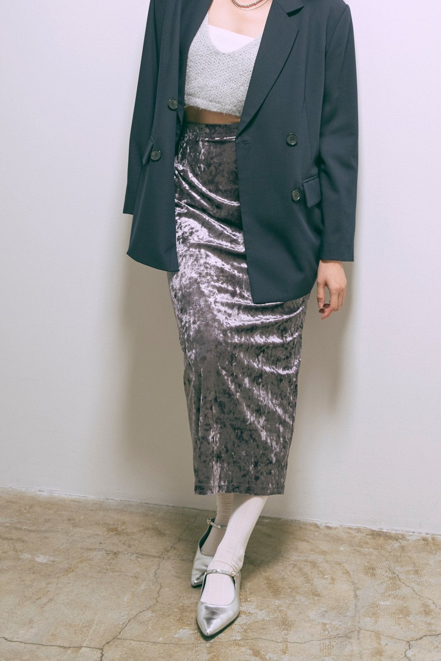 着用カラー:パープル モデル身長:170cm