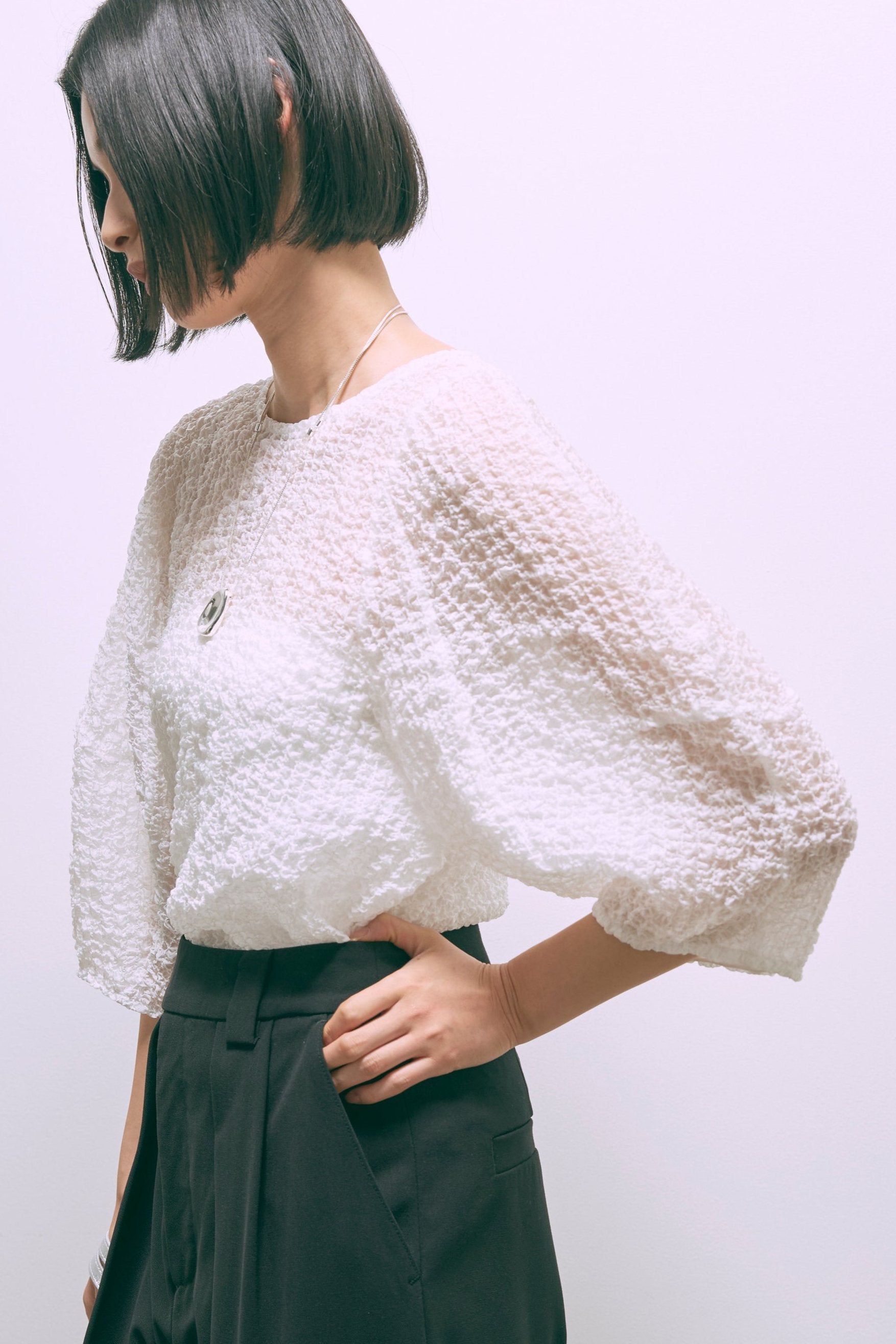 着用カラー:ホワイト モデル身長:170cm