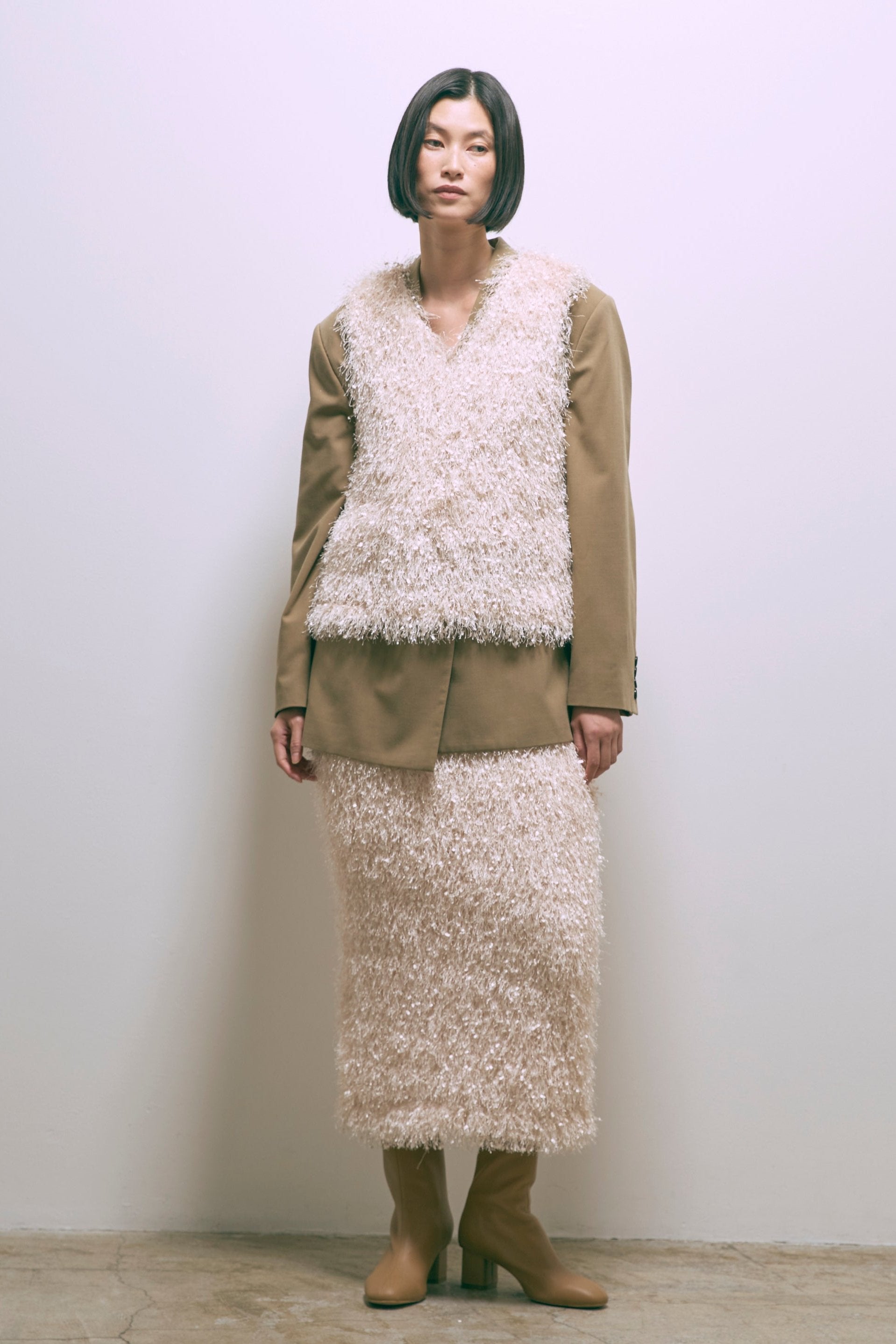 着用カラー:アイボリー モデル身長:170cm