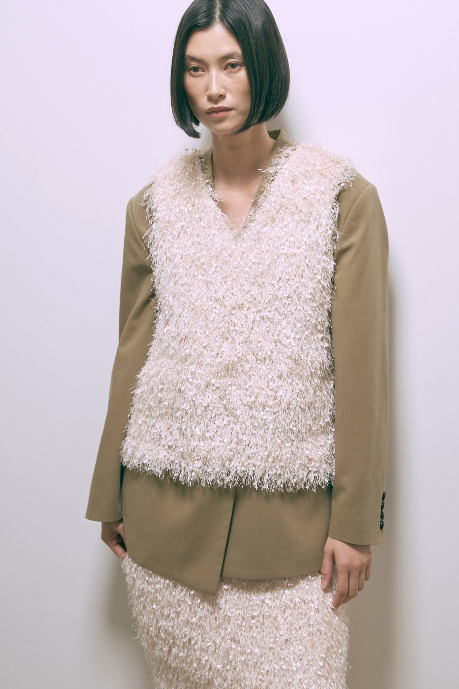 着用カラー:アイボリー モデル身長:170cm