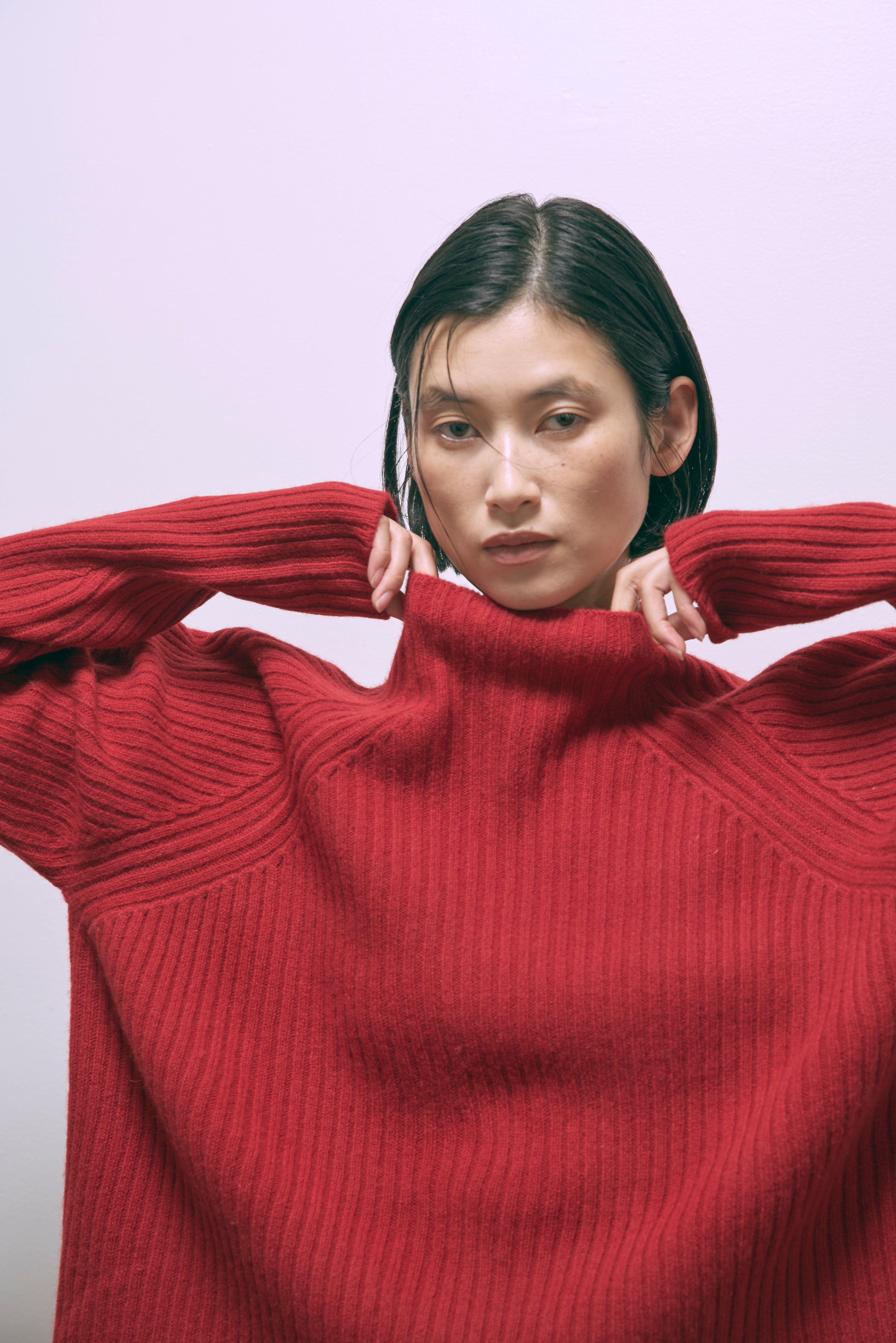 着用カラー:レッド モデル身長:170cm