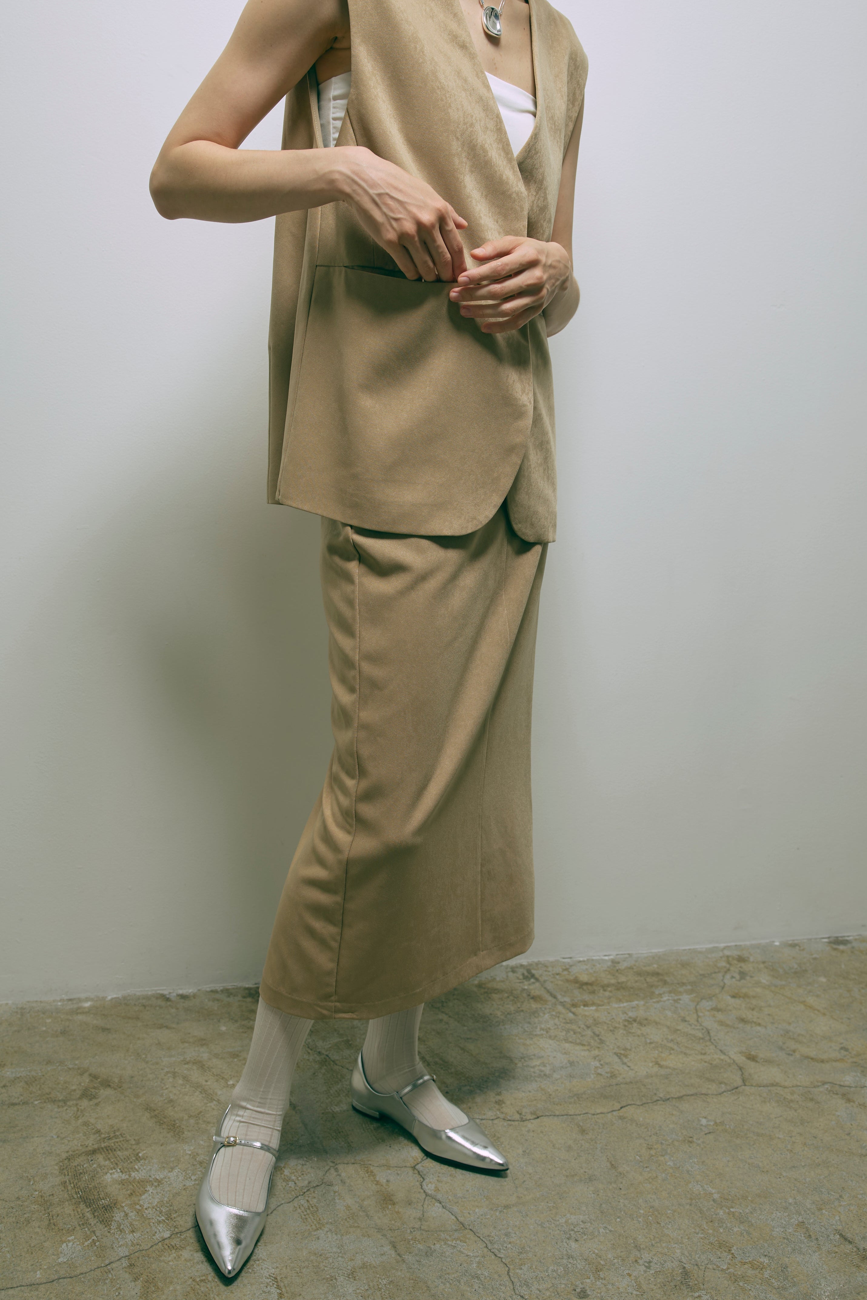 着用カラー:ベージュ モデル身長:178cm