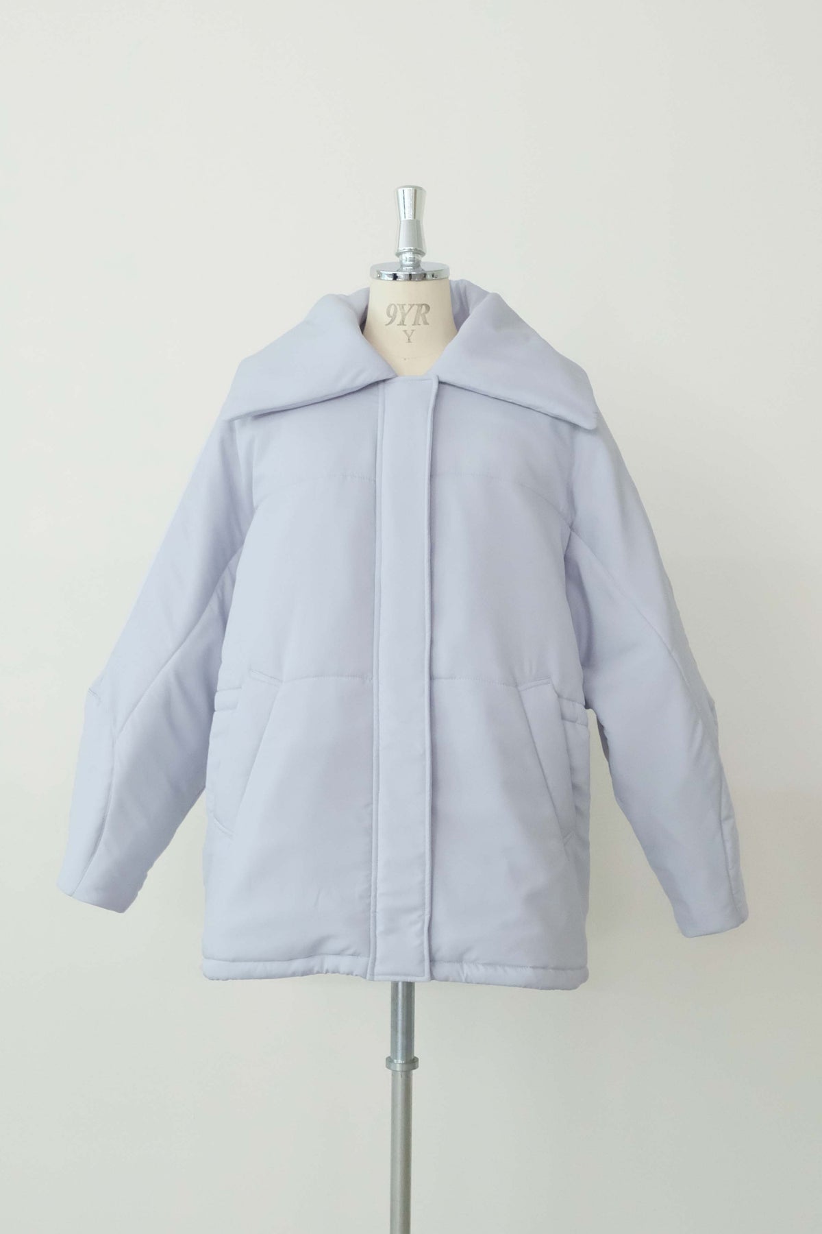 Dolman Sleeve Padded Jacket ブルー