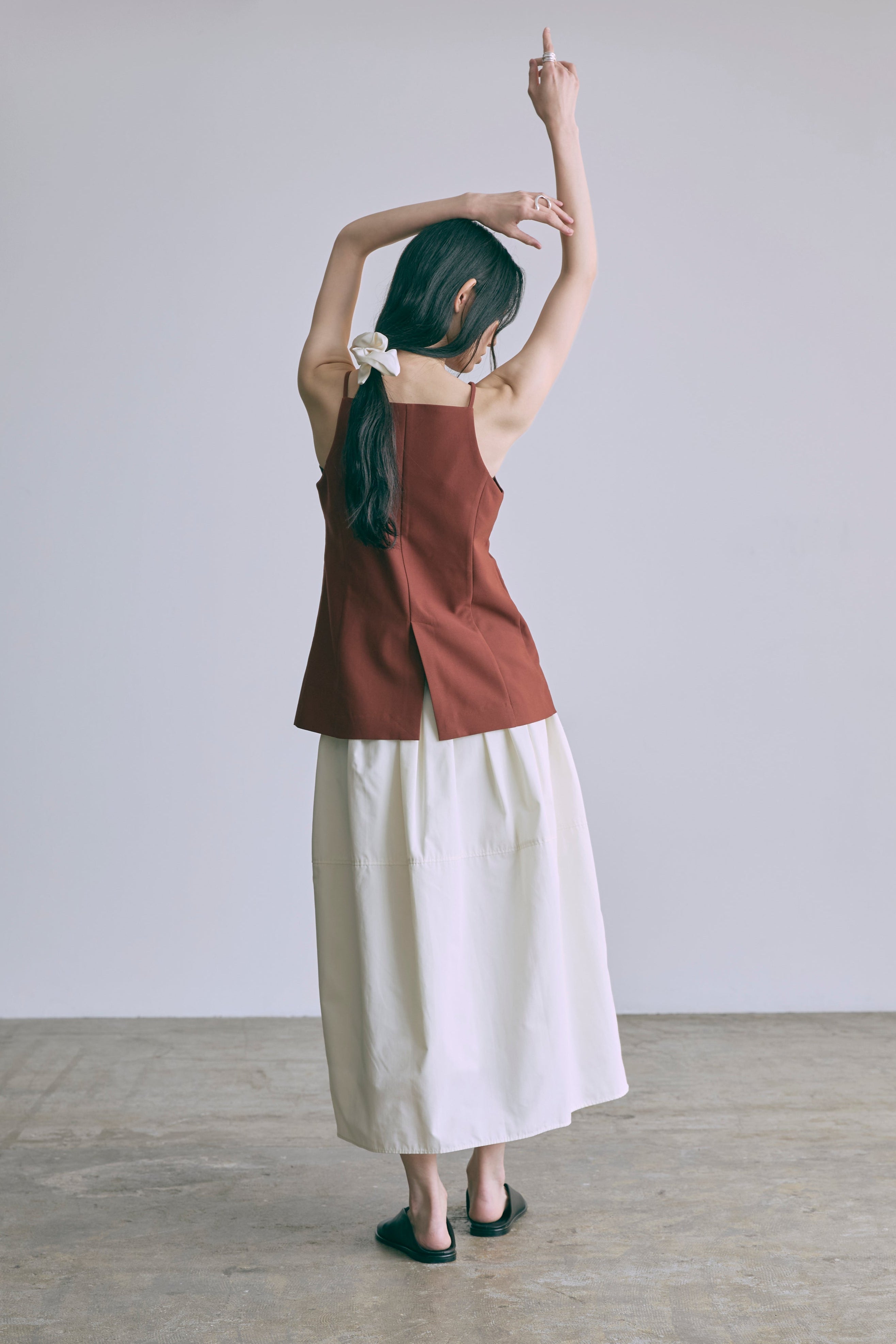 Cocoon Silhouette Skirt