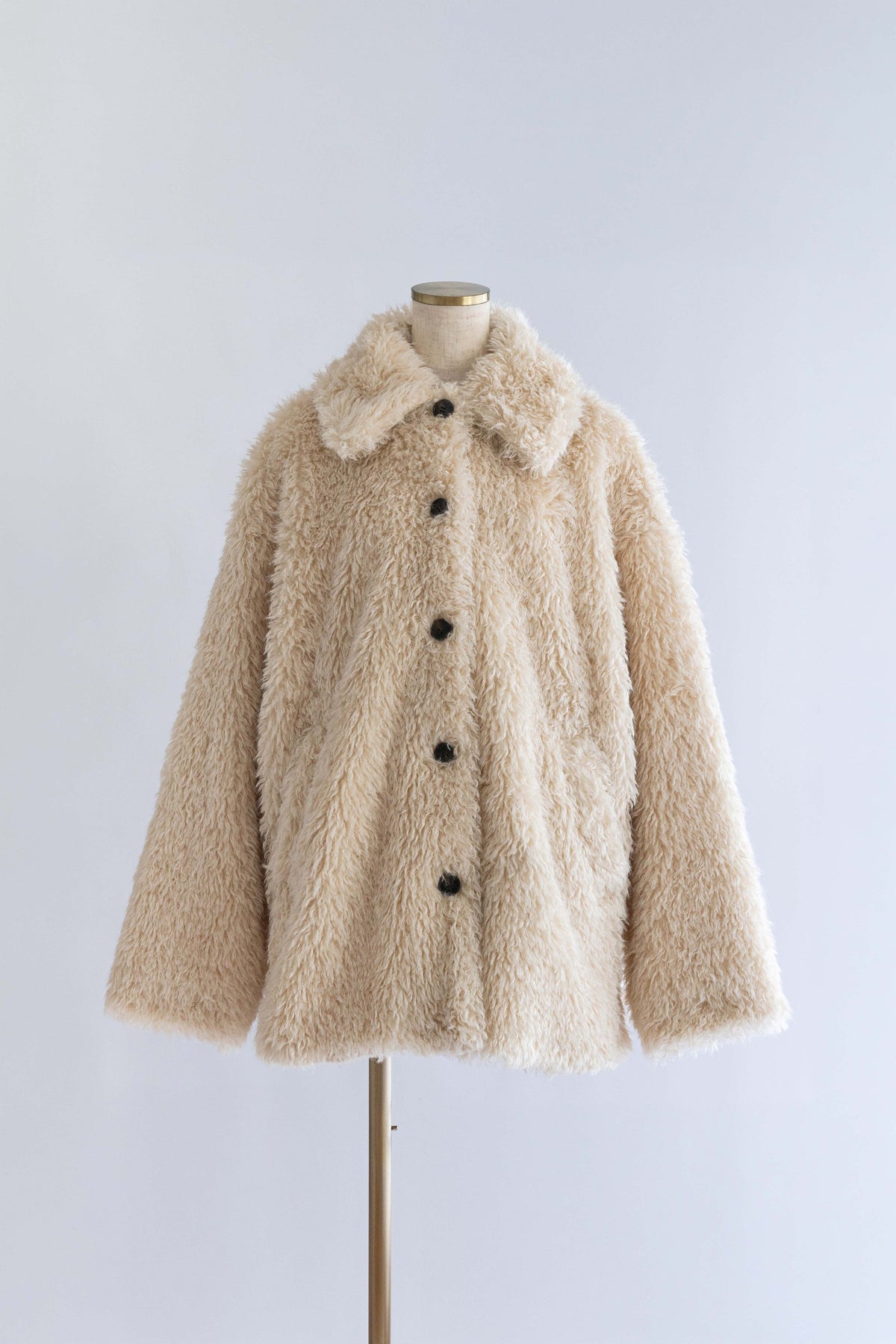 Fur Middle Coat アイボリー
